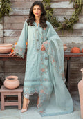 Zarqash | Belle Ame 24 | BL 009 BLEU VERT - Khanumjan  Pakistani Clothes and Designer Dresses in UK, USA 