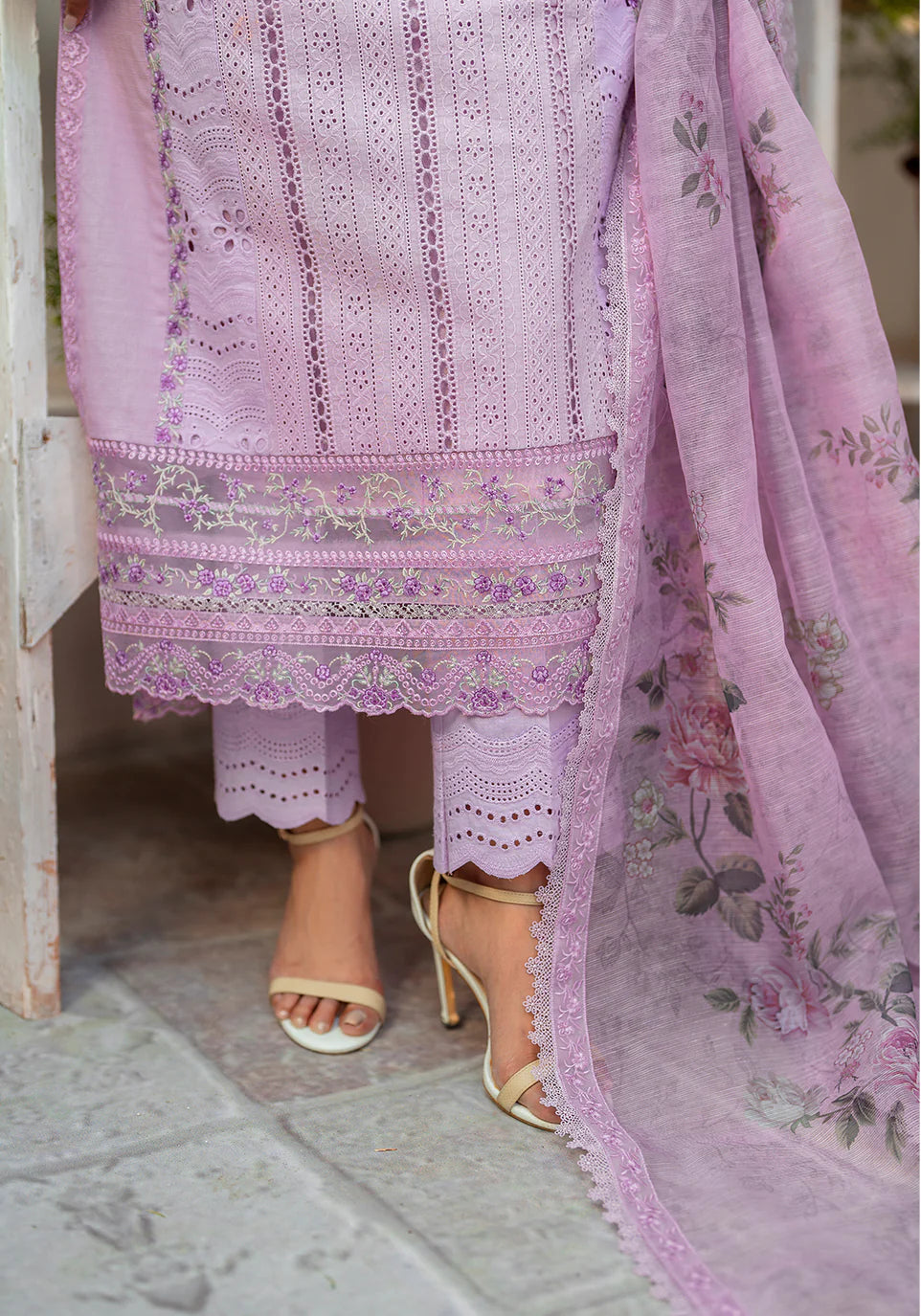 Zarqash | Belle Ame 24 | BL 005 Periwinkle - Khanumjan  Pakistani Clothes and Designer Dresses in UK, USA 