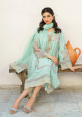 Zarqash | Belle Ame 24 | BL 006 Aqua Blue - Khanumjan  Pakistani Clothes and Designer Dresses in UK, USA 