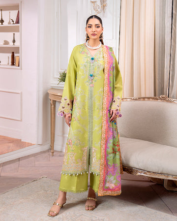 Roheenaz | Aezel Embroidered Cambric | Arven