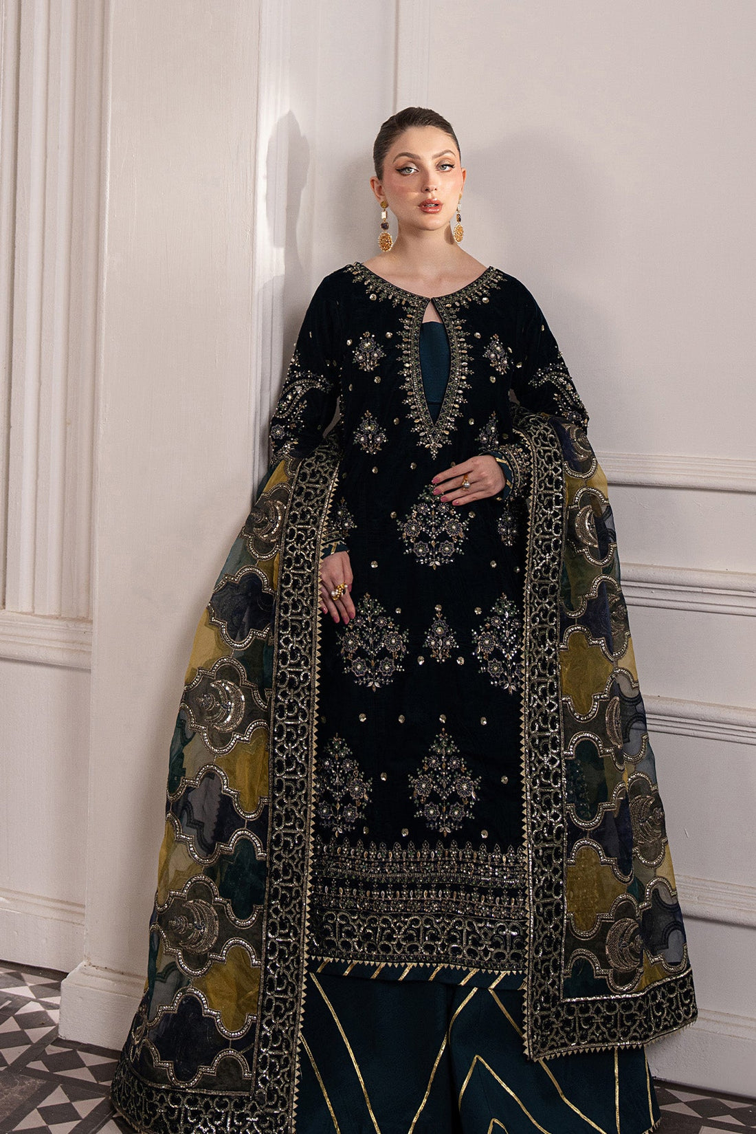 Raeesa Premium | Noirah Velvet | NV-006