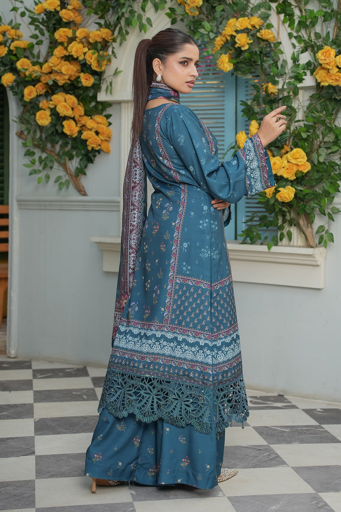 Maryams | Lawn Edit 26 | Crimson