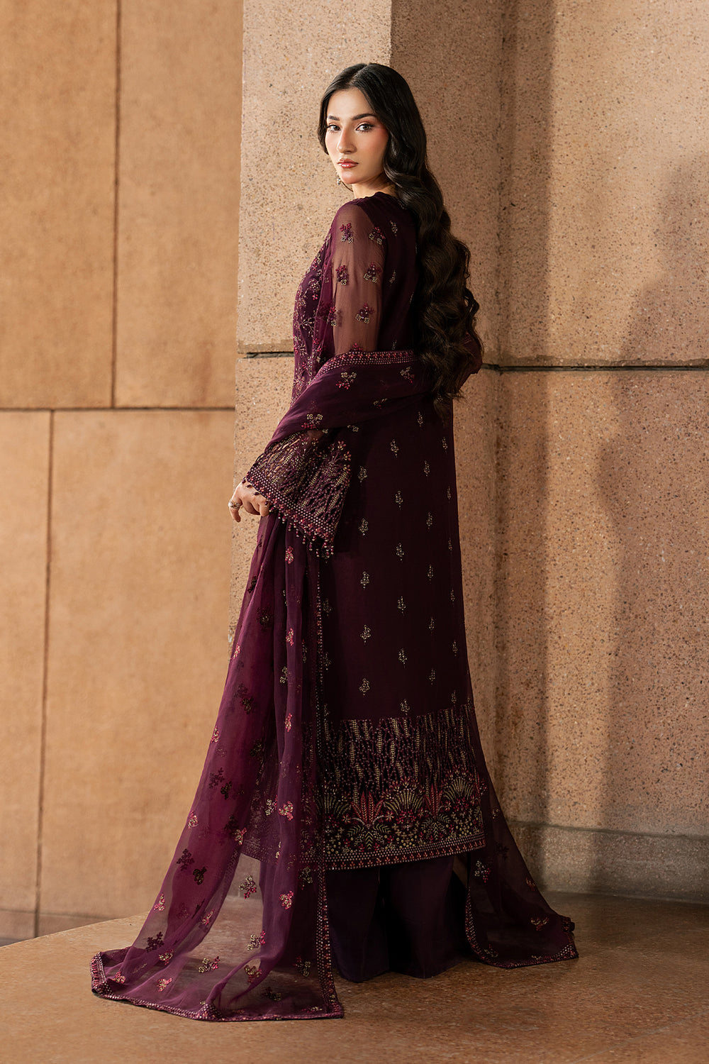 Lavish Premium | Lazawal Formals | MAROON MAJESTY