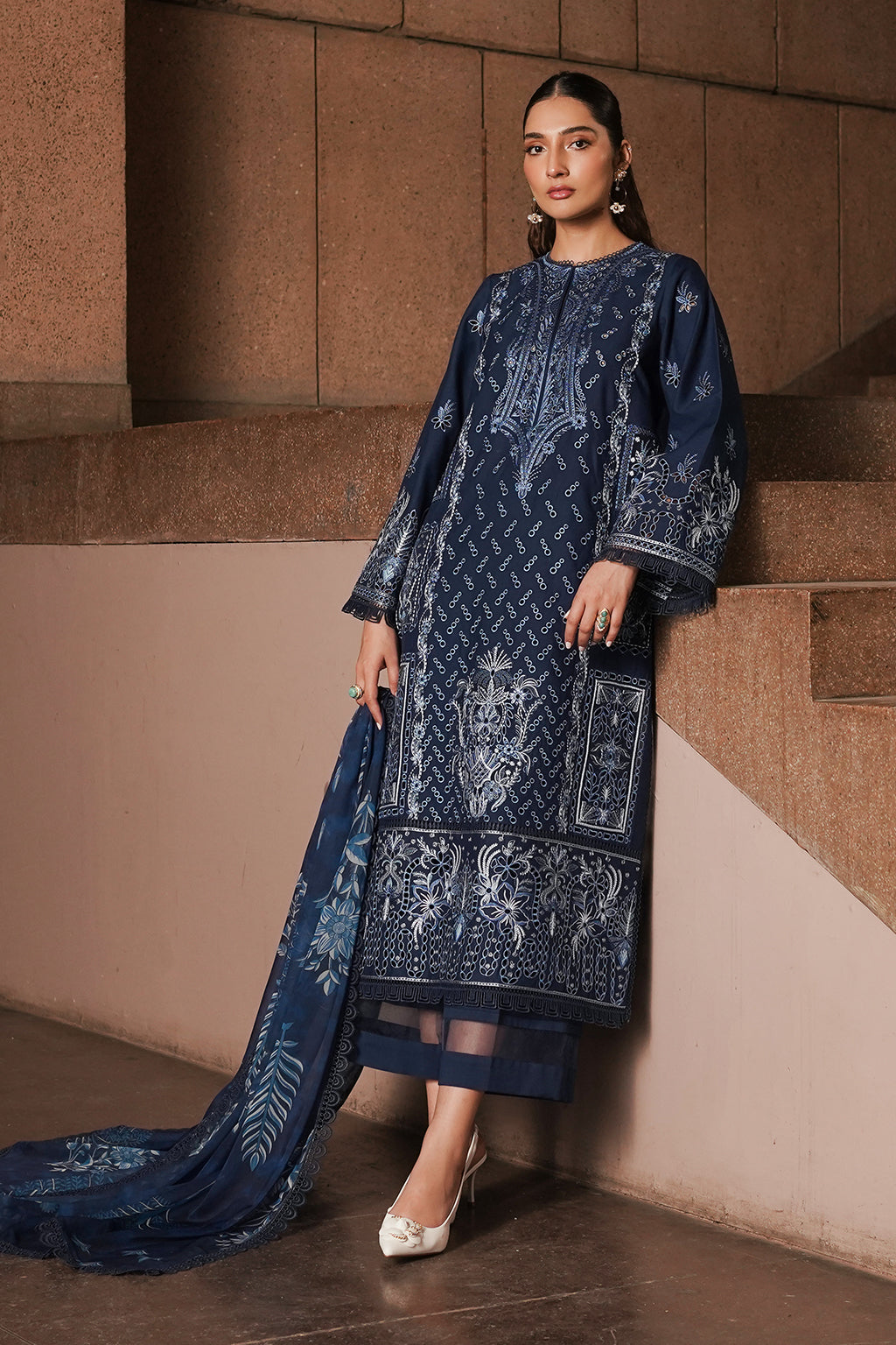 Afrozeh | Chikankari Lawn 24 |   Capri - Khanumjan  Pakistani Clothes and Designer Dresses in UK, USA 