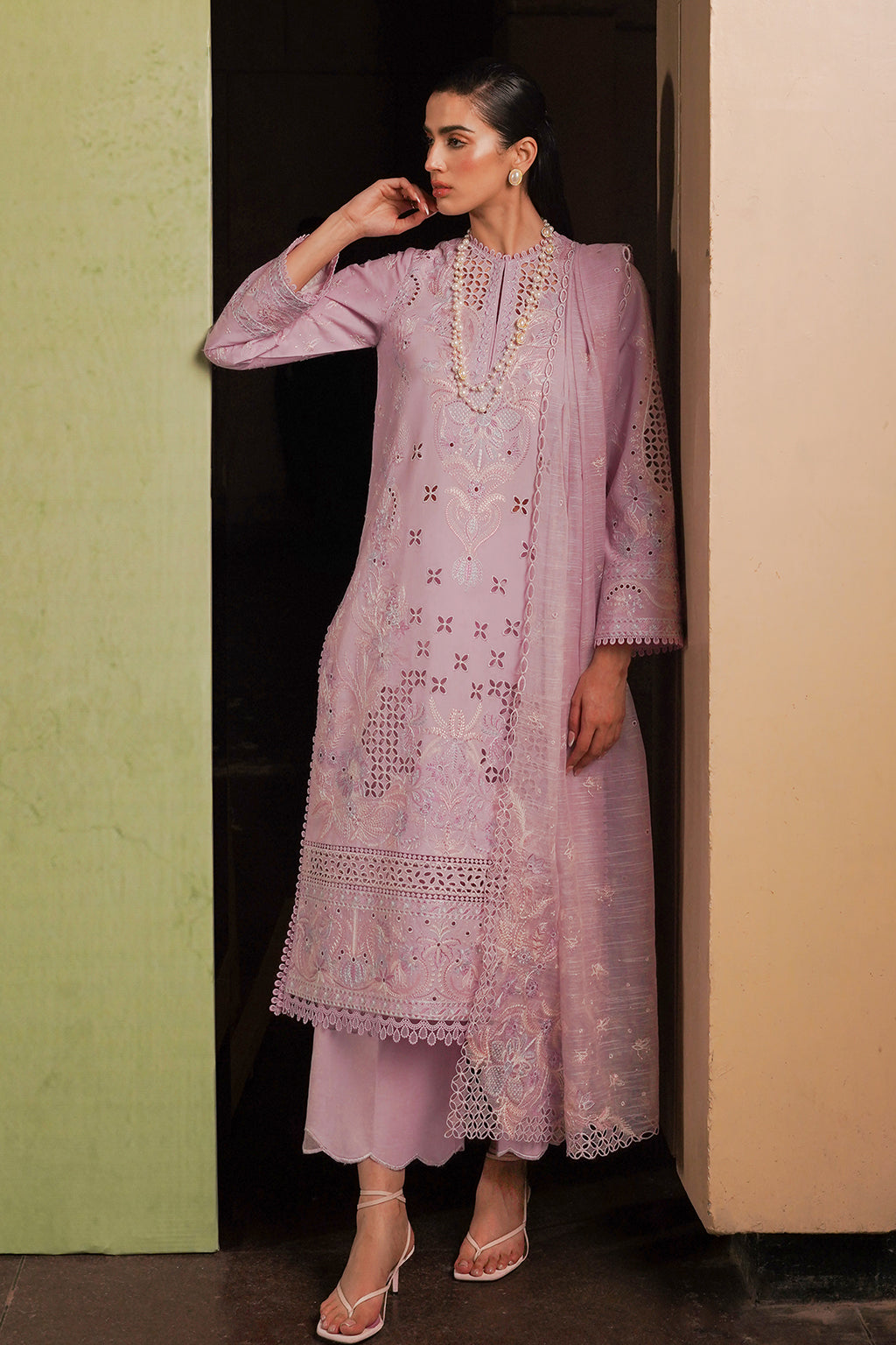 Afrozeh | Chikankari Lawn 24 | Thistle - Khanumjan  Pakistani Clothes and Designer Dresses in UK, USA 