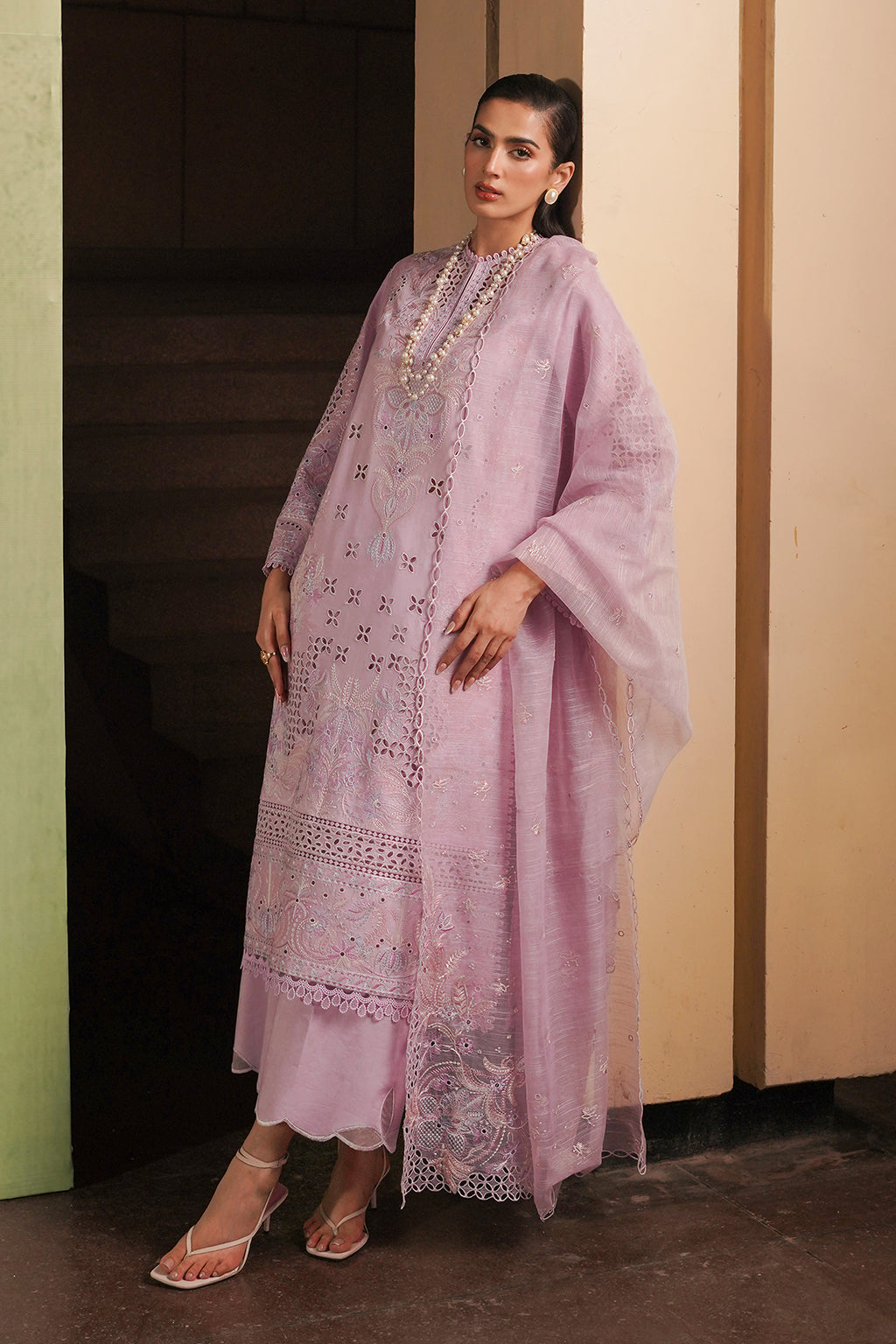 Afrozeh | Chikankari Lawn 24 | Thistle - Khanumjan  Pakistani Clothes and Designer Dresses in UK, USA 