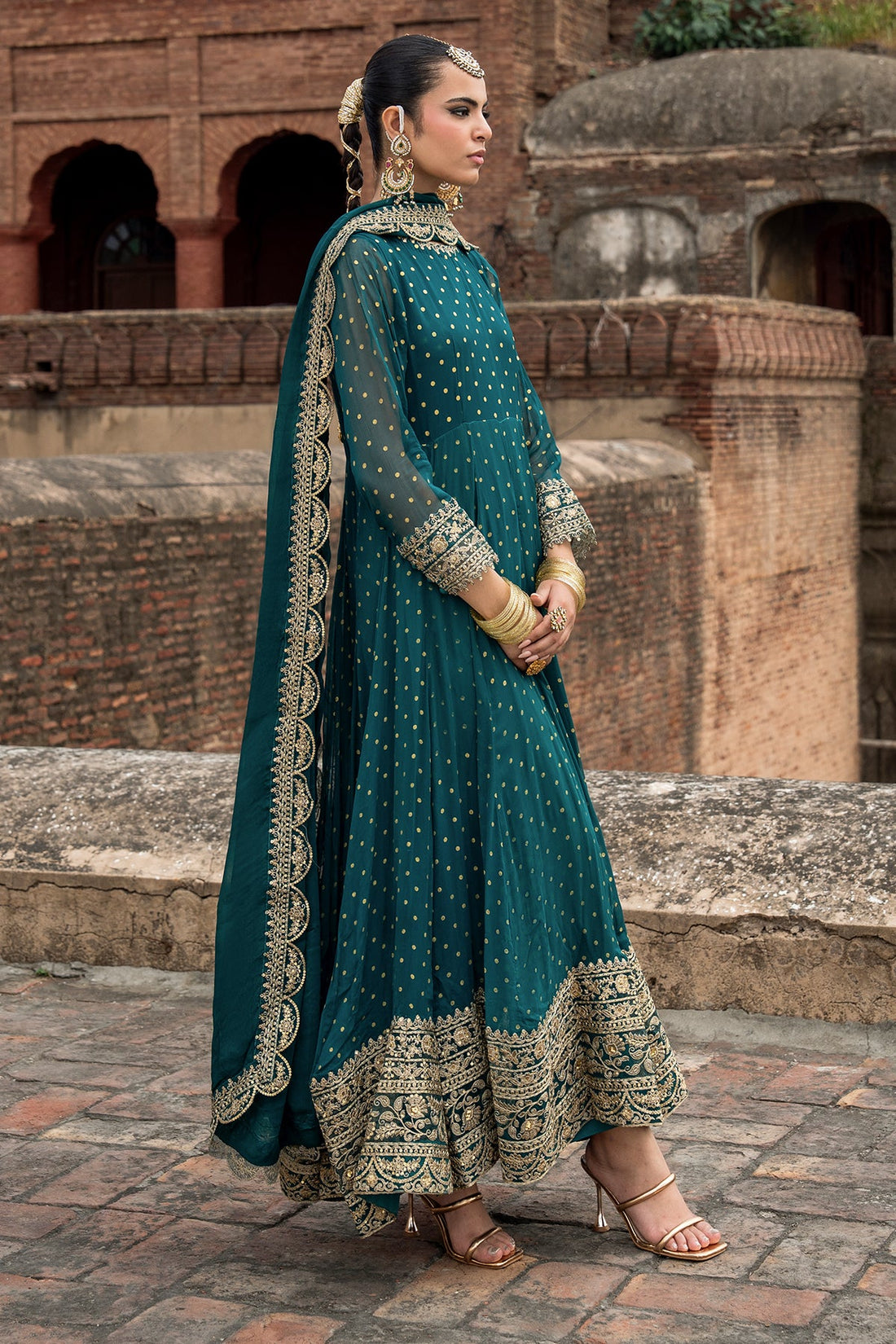 Charizma | Festive Pret | 3-PC Embroidered Chiffon CMA-6-427
