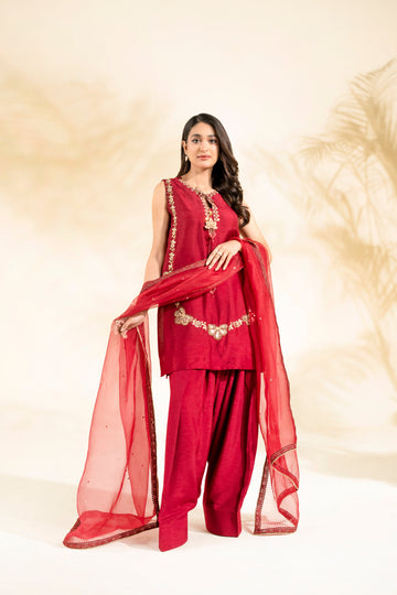 Faiza Faisal | Elara Luxury Pret | ZAR RUBY