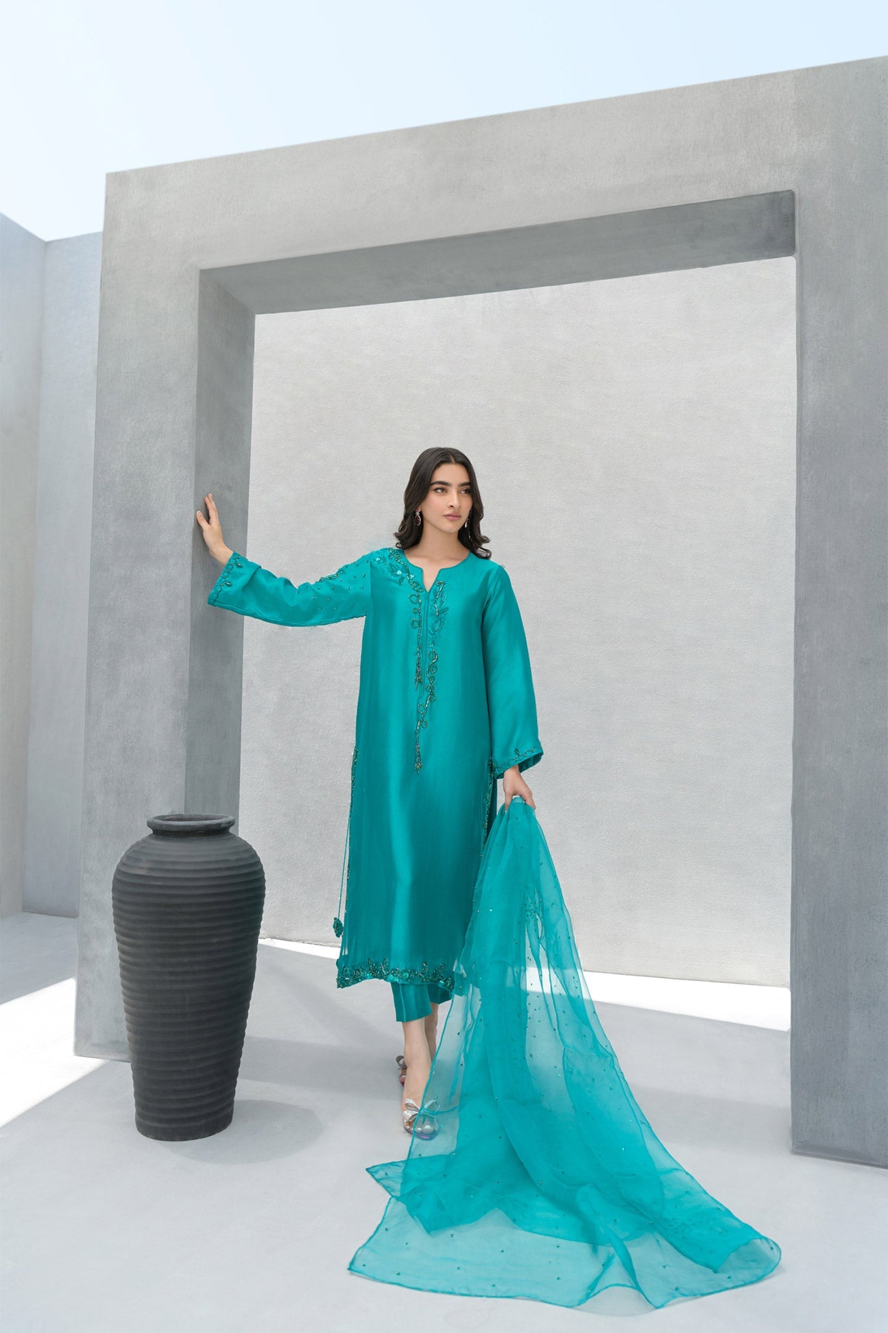 Flairs Studio | Luxury Pret | Aquamarine