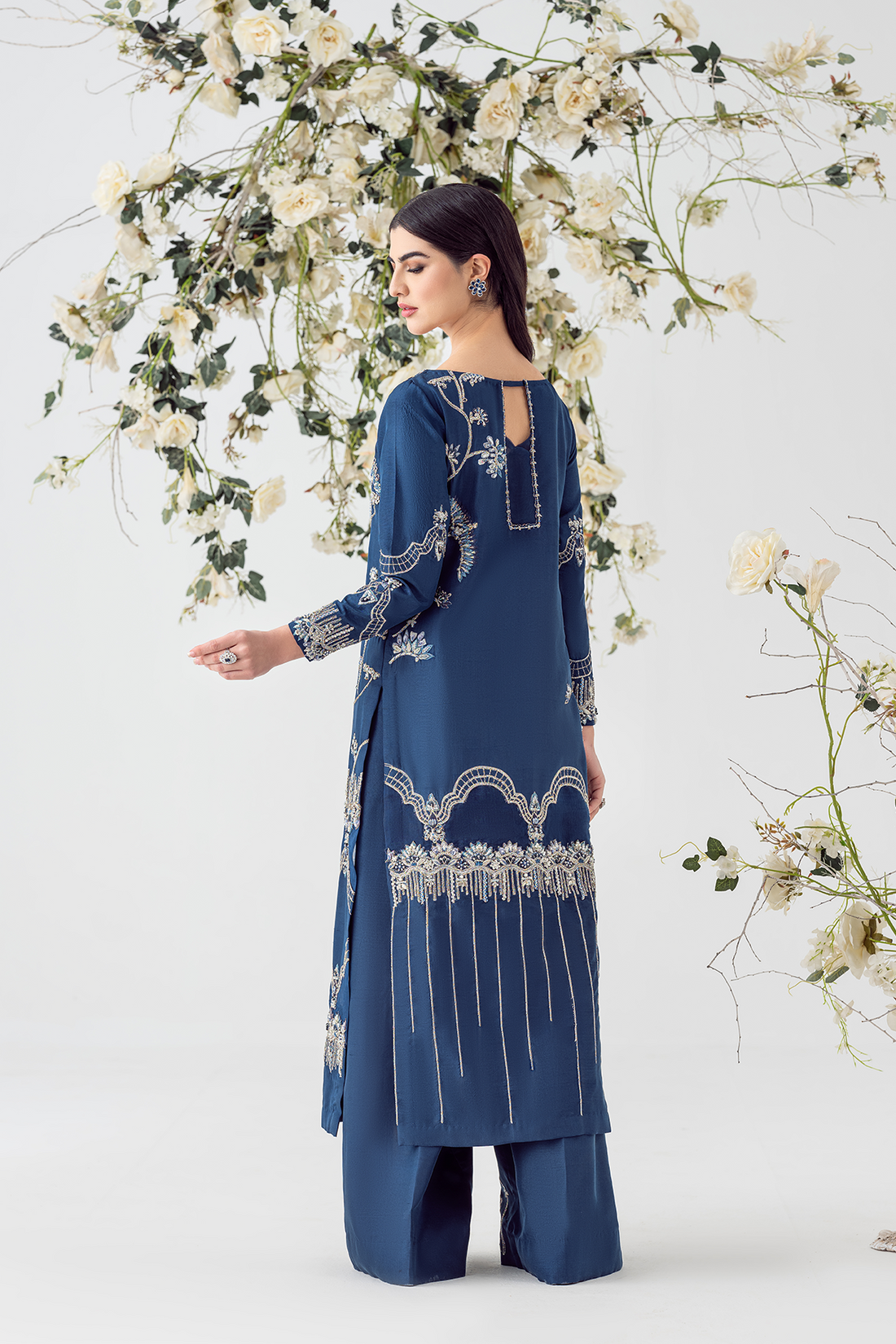 Ayesha and Usman | Balcony Luxury Pret | BLUE OPAL