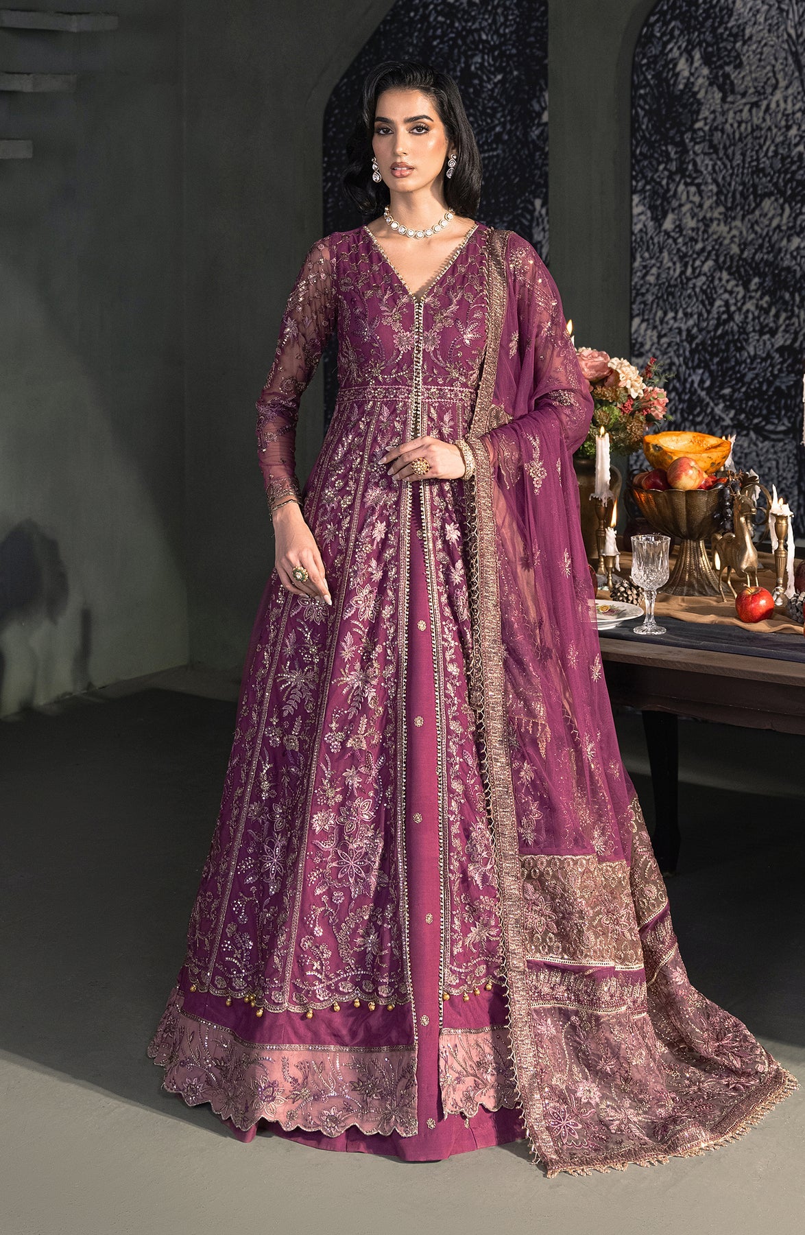 Zarif | Heritage Formals | ZHF 02 TIFFANY - Khanumjan  Pakistani Clothes and Designer Dresses in UK, USA 