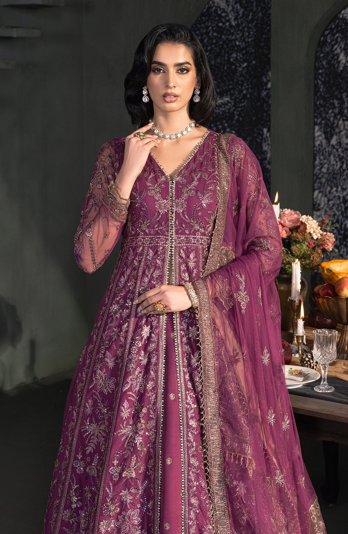 Zarif | Heritage Formals | ZHF 02 TIFFANY - Khanumjan  Pakistani Clothes and Designer Dresses in UK, USA 