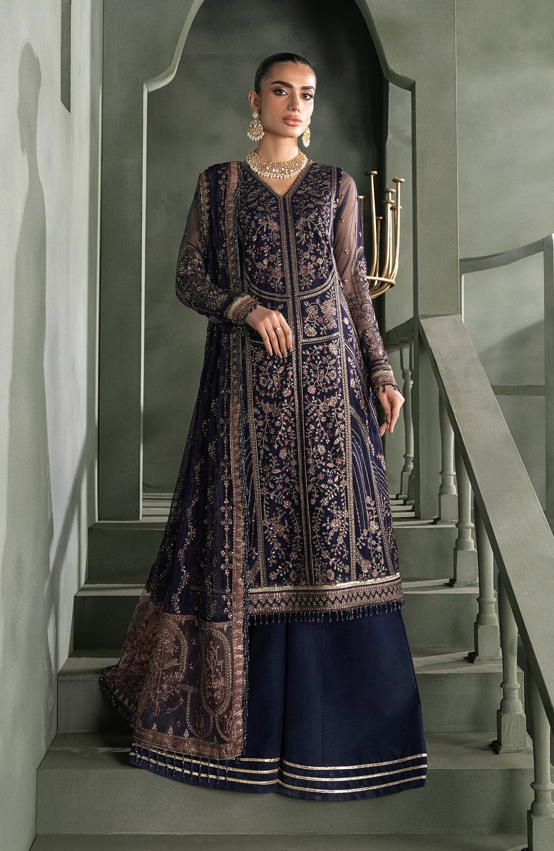 Zarif | Heritage Formals | ZHF 08 SIRENE - Khanumjan  Pakistani Clothes and Designer Dresses in UK, USA 