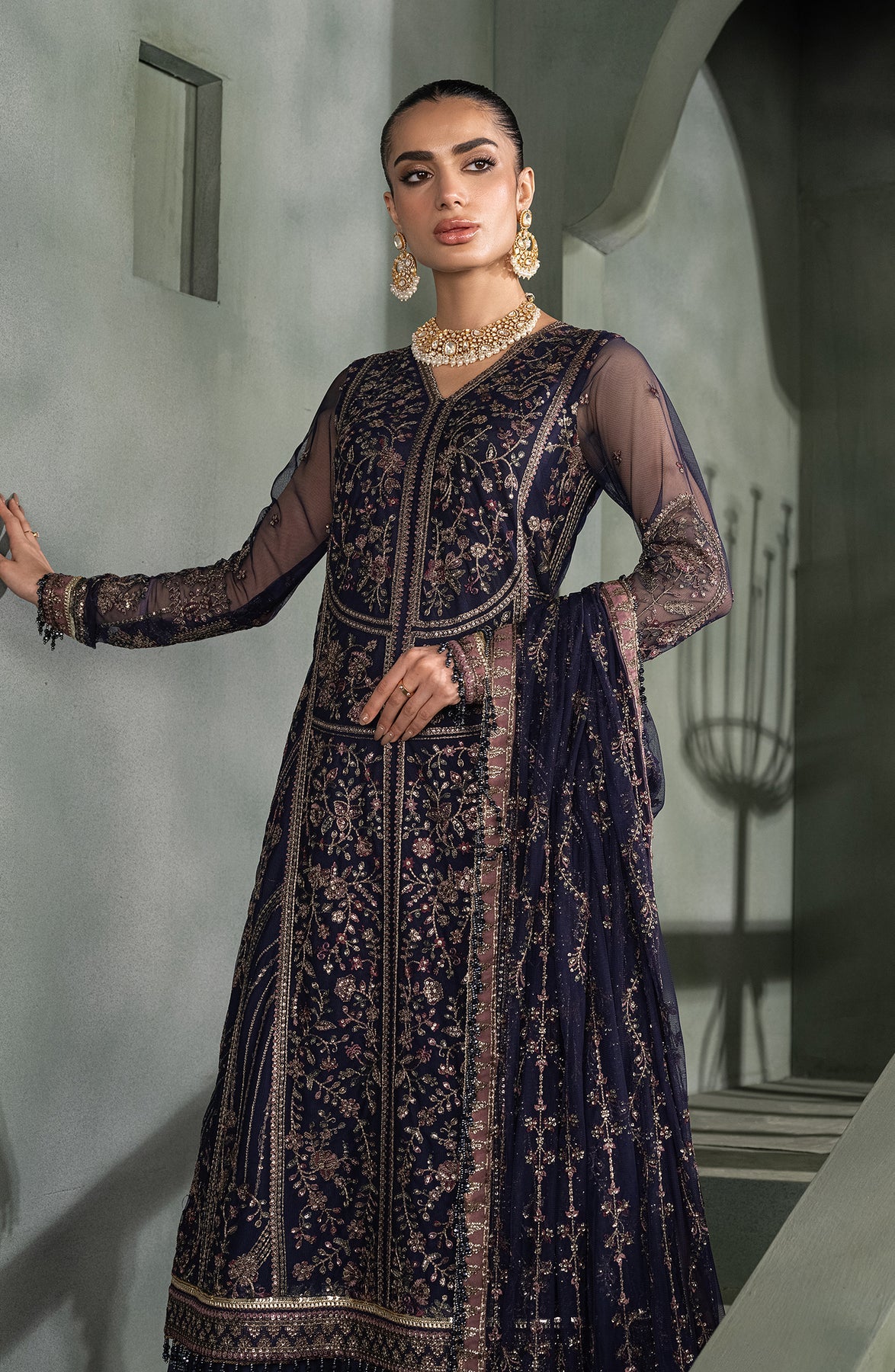 Zarif | Heritage Formals | ZHF 08 SIRENE - Khanumjan  Pakistani Clothes and Designer Dresses in UK, USA 