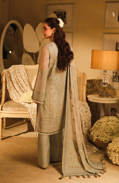 HSY | Rehana Wedding Formal | Falak - Embroidered Chiffon Ensemble