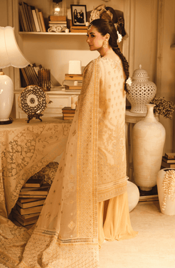 HSY | Rehana Wedding Formal | Hoor - Embroidered Chiffon Ensemble