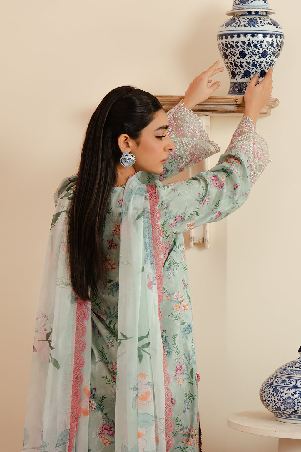 Afrozeh | Malina Lawn Collection| Aruna - Khanumjan  Pakistani Clothes and Designer Dresses in UK, USA 