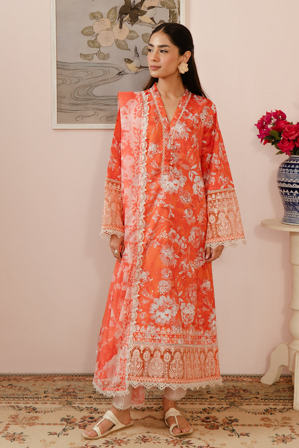 Afrozeh | Malina Lawn Collection| Azlin - Khanumjan  Pakistani Clothes and Designer Dresses in UK, USA 