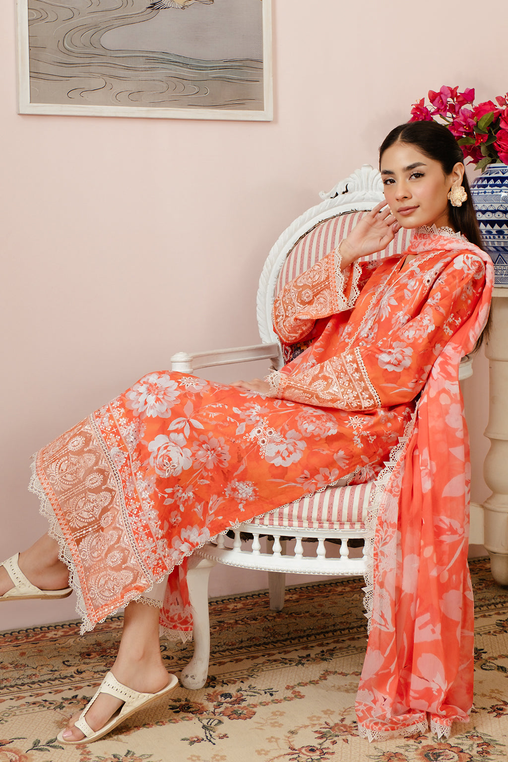 Afrozeh | Malina Lawn Collection| Azlin - Khanumjan  Pakistani Clothes and Designer Dresses in UK, USA 