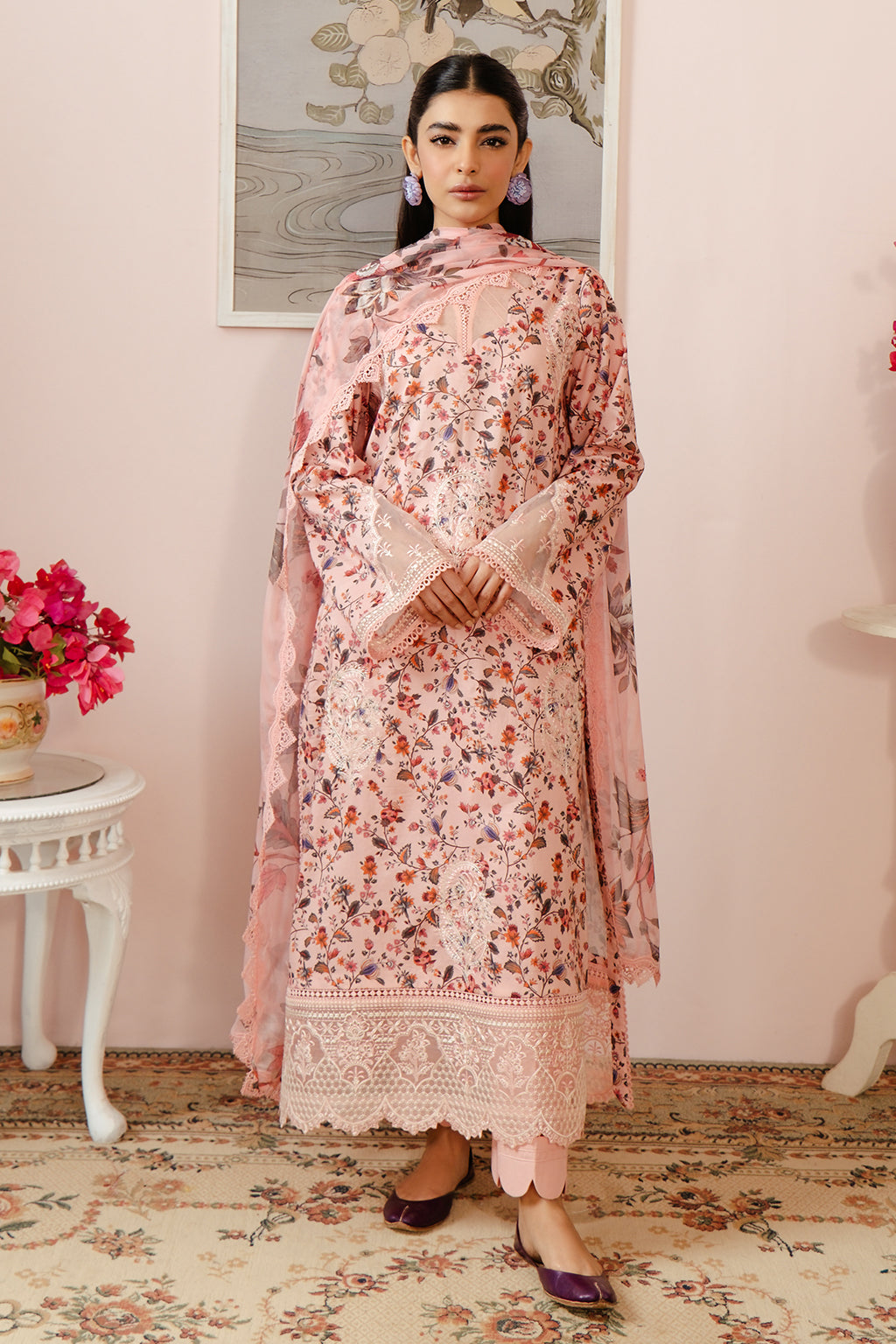 Afrozeh | Malina Lawn Collection| Calen - Khanumjan  Pakistani Clothes and Designer Dresses in UK, USA 