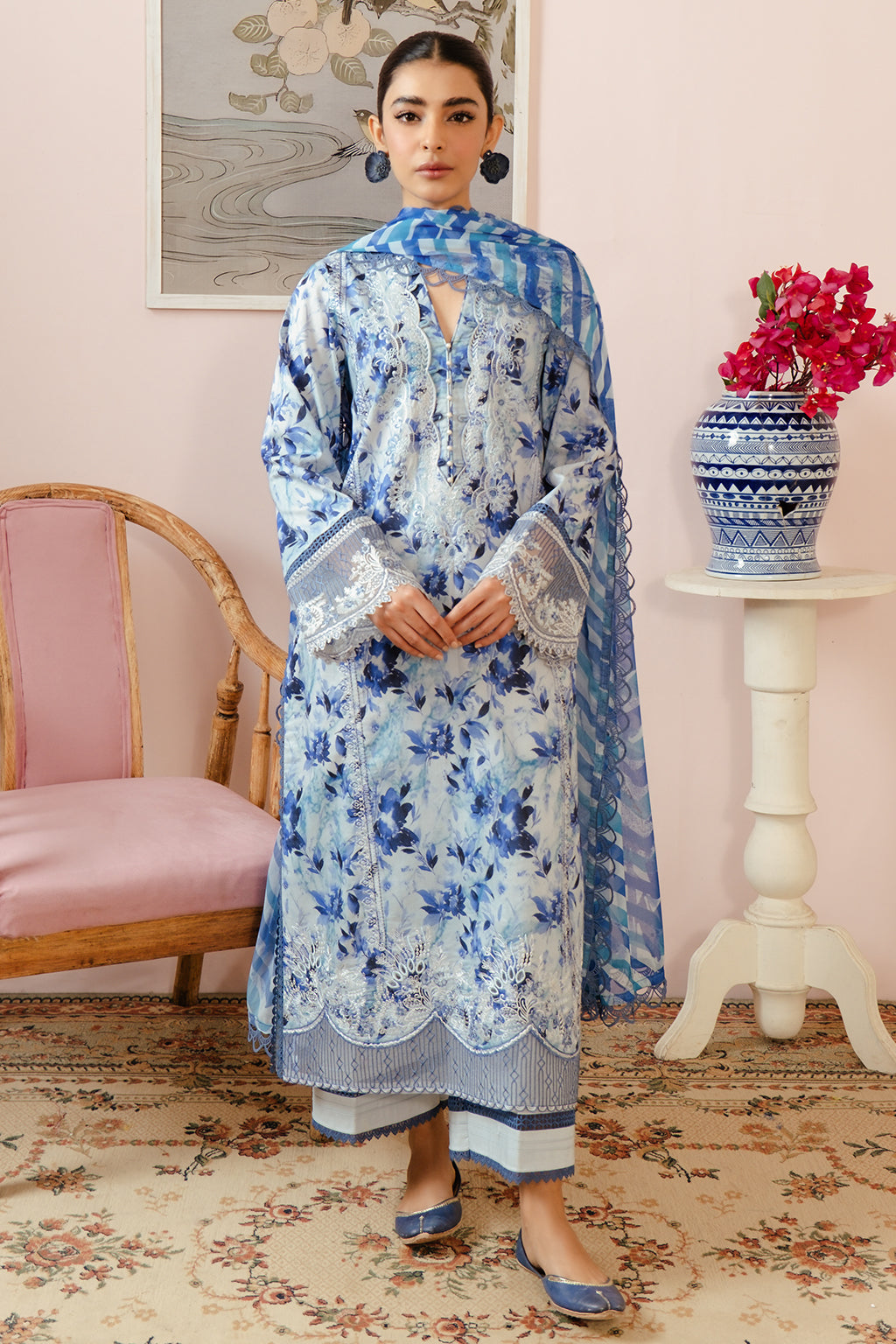 Afrozeh | Malina Lawn Collection|  Merial - Khanumjan  Pakistani Clothes and Designer Dresses in UK, USA 