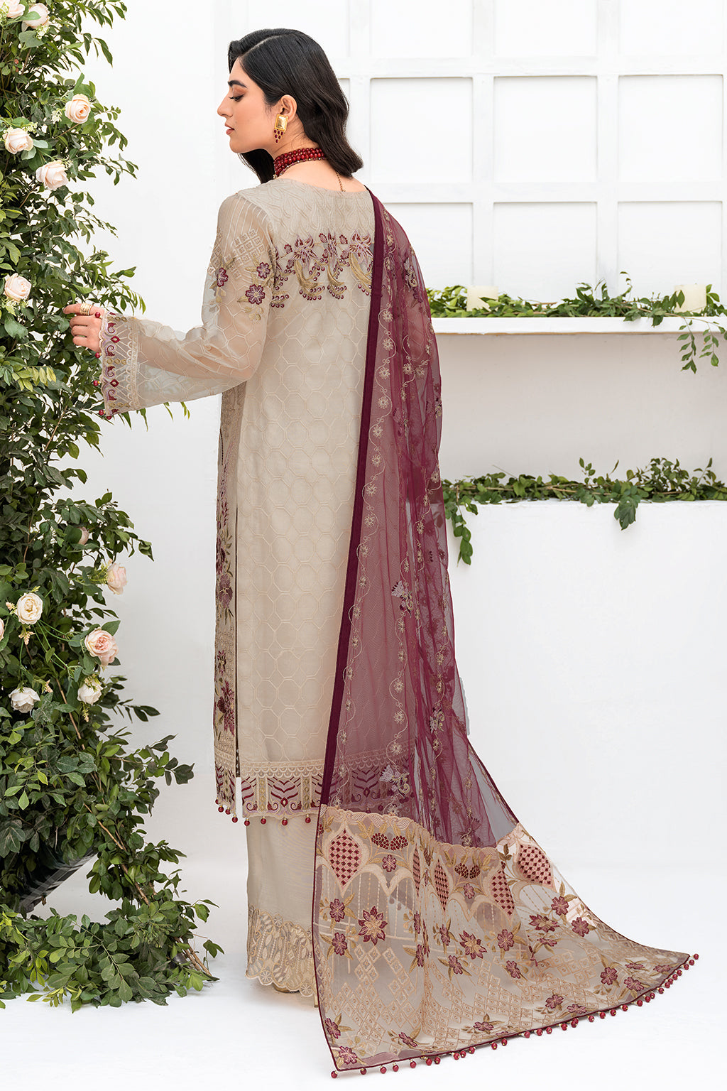 Ramsha | Minhal Organza Collection | M-806 - Khanumjan  Pakistani Clothes and Designer Dresses in UK, USA 