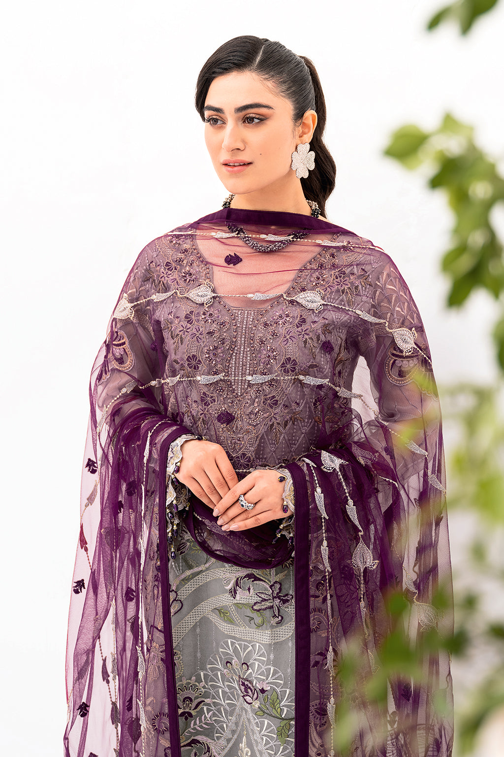 Ramsha | Minhal Organza Collection | M-801 - Khanumjan  Pakistani Clothes and Designer Dresses in UK, USA 