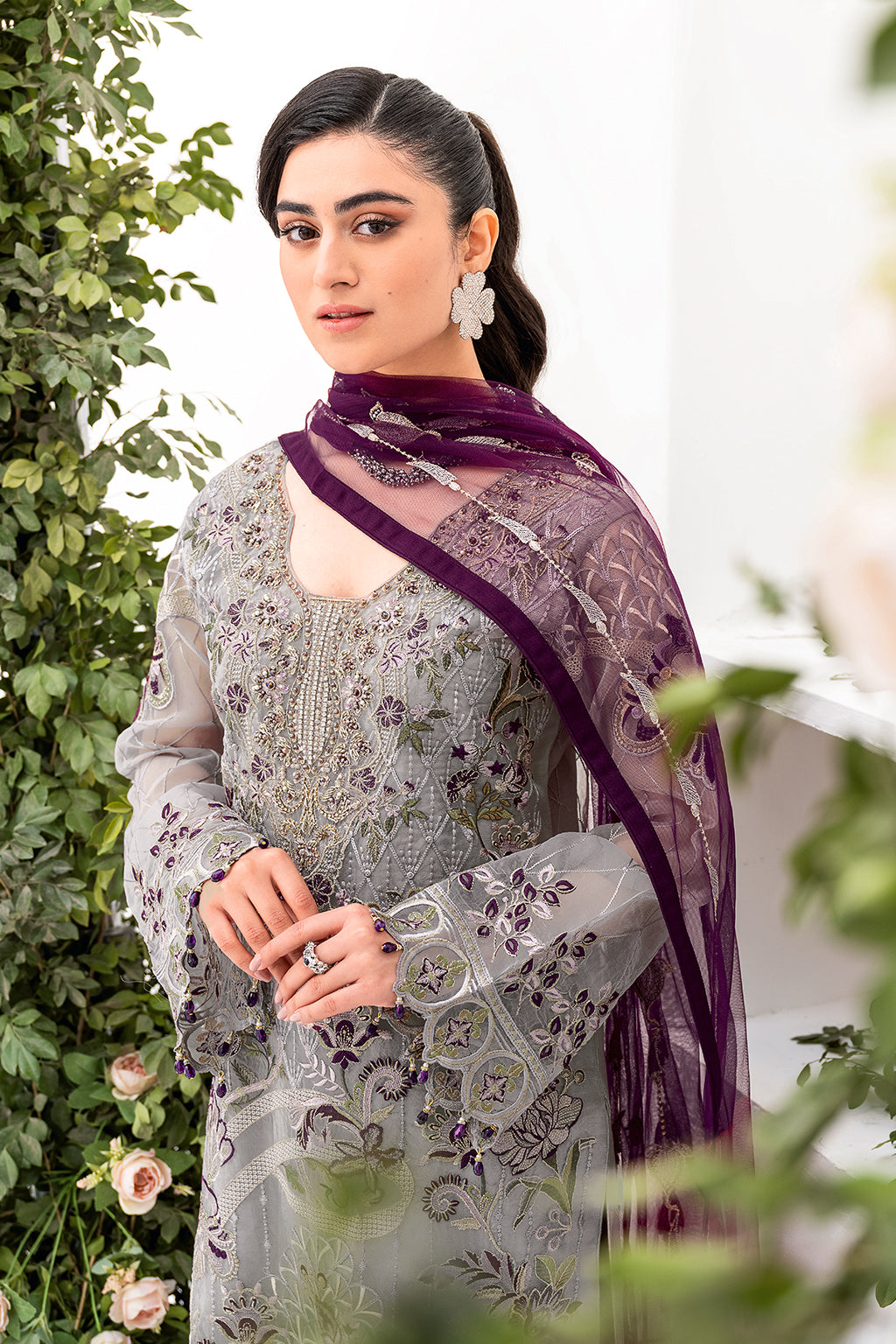 Ramsha | Minhal Organza Collection | M-801 - Khanumjan  Pakistani Clothes and Designer Dresses in UK, USA 