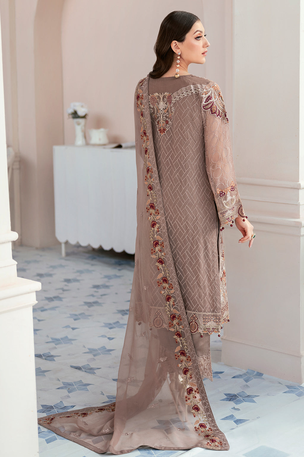 Ramsha | Rangoon Chiffon Collection 24 | D-905 - Khanumjan  Pakistani Clothes and Designer Dresses in UK, USA 