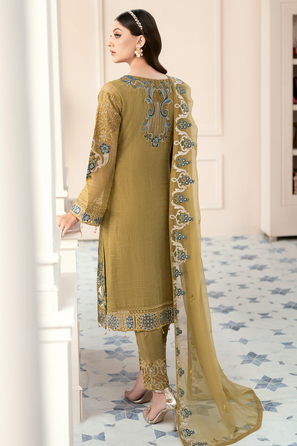 Ramsha | Rangoon Chiffon Collection 24 | D-903 - Khanumjan  Pakistani Clothes and Designer Dresses in UK, USA 