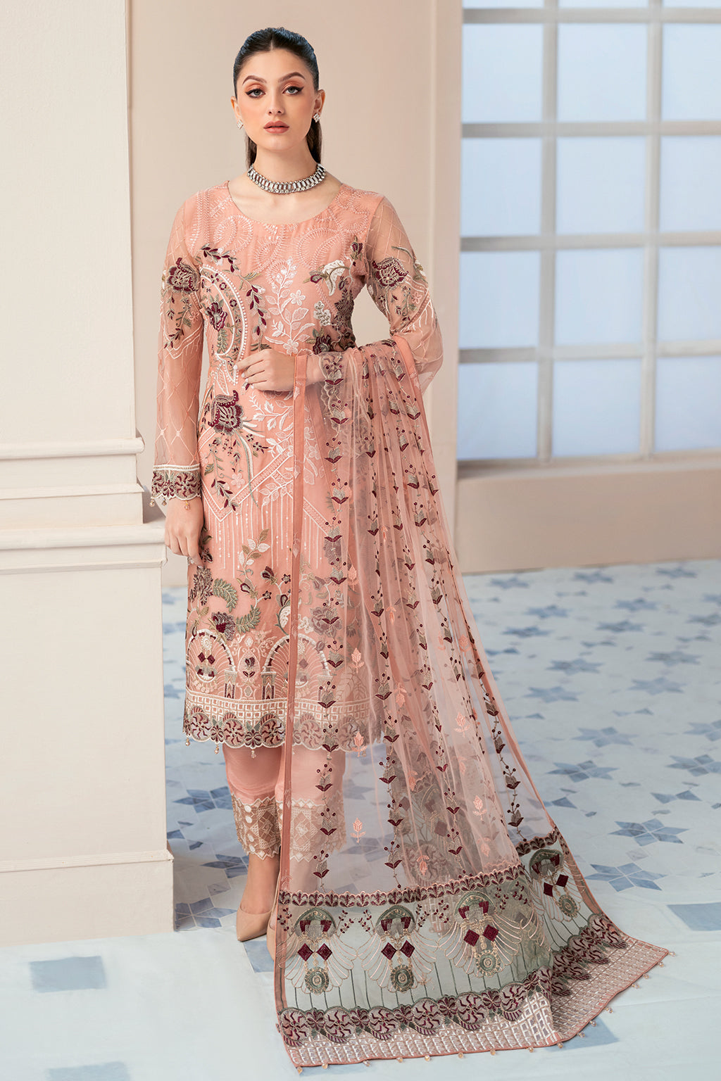 Ramsha | Rangoon Chiffon Collection 24 | D-901 - Khanumjan  Pakistani Clothes and Designer Dresses in UK, USA 