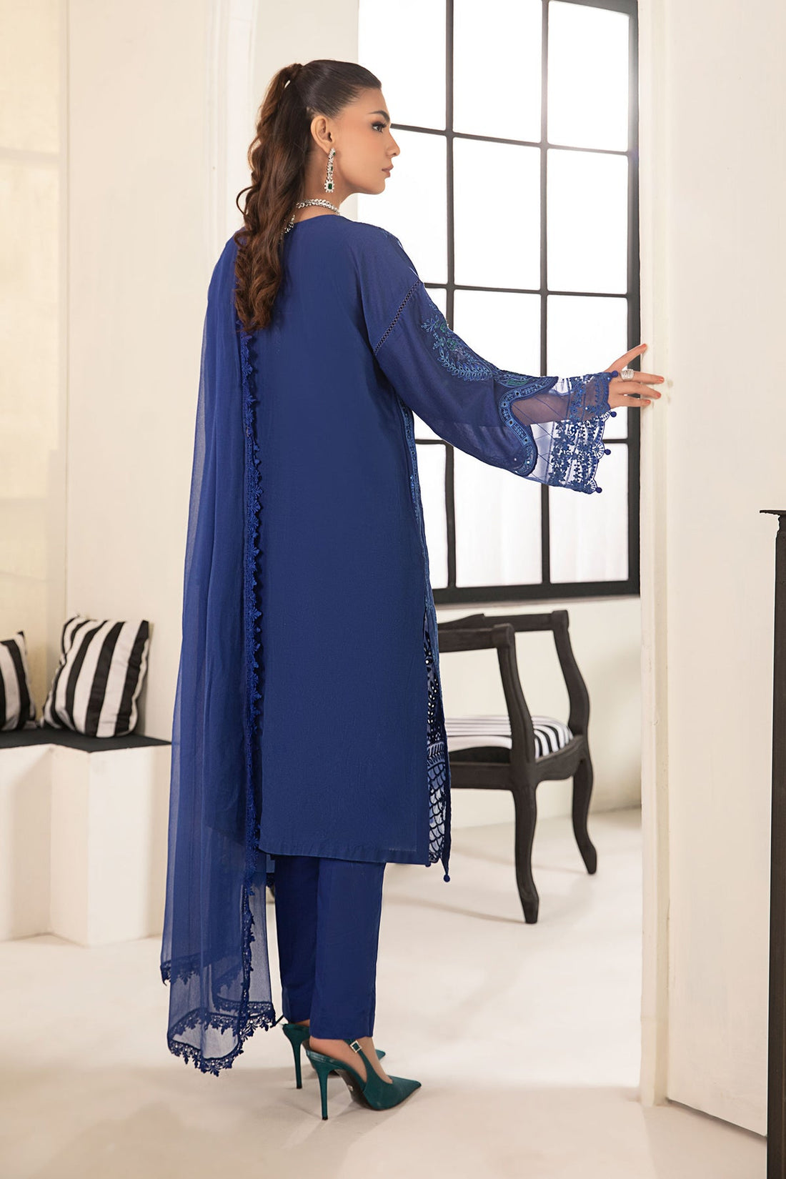 Maria B | Casual Pret 2024 | DW-EF24-02 - Khanumjan  Pakistani Clothes and Designer Dresses in UK, USA 