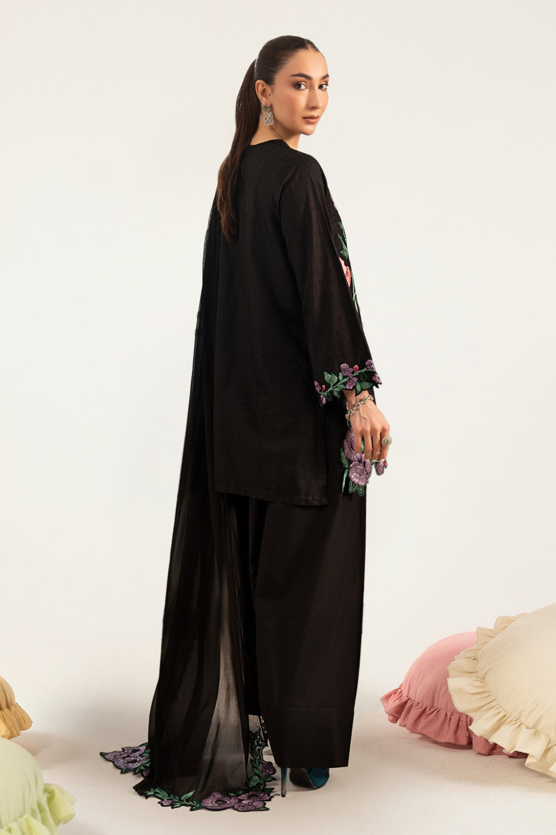 Maria B | Luxury Pret Pre Fall | DW-PF26-20-Black
