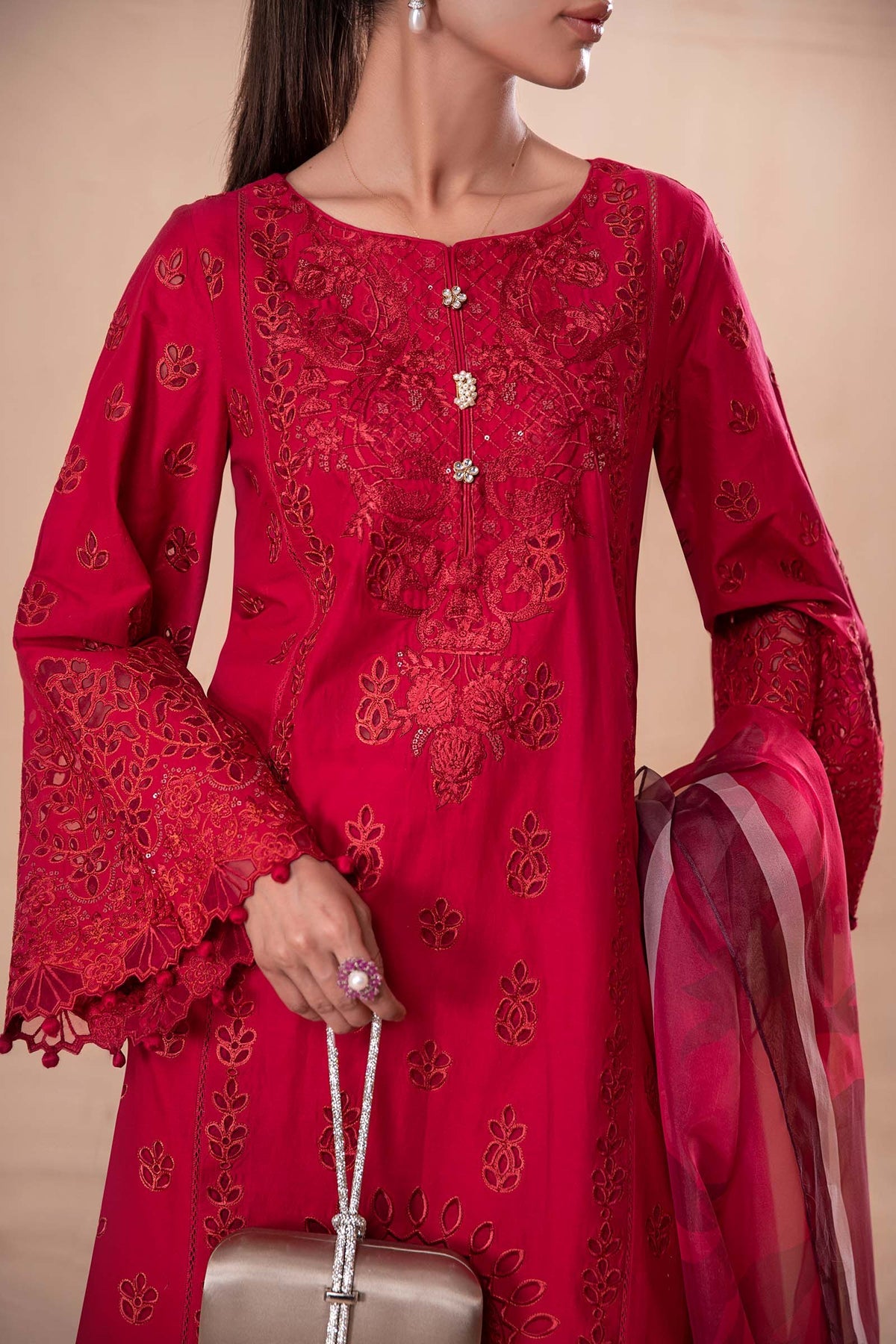 Maria B | Casual Pret 2024 | DW-EA24-01 - Khanumjan  Pakistani Clothes and Designer Dresses in UK, USA 