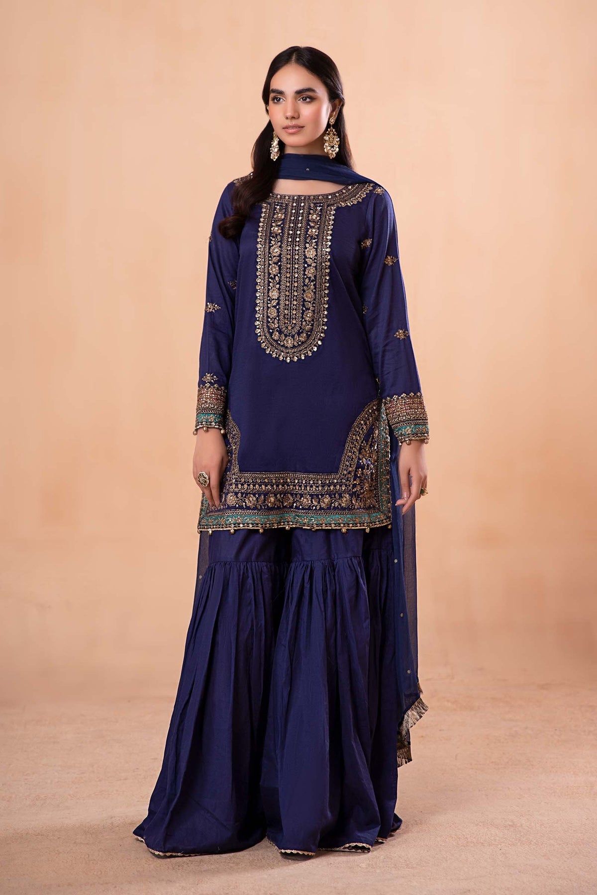 Maria B | Casual Pret 2024 | DW-EA24-18 - Khanumjan  Pakistani Clothes and Designer Dresses in UK, USA 