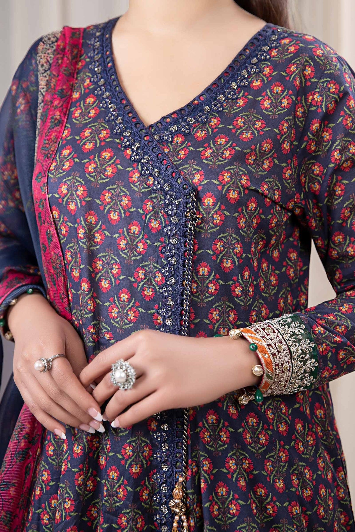 Maria B | Casual Pret 2024 | DW-EF24-106 - Khanumjan  Pakistani Clothes and Designer Dresses in UK, USA 