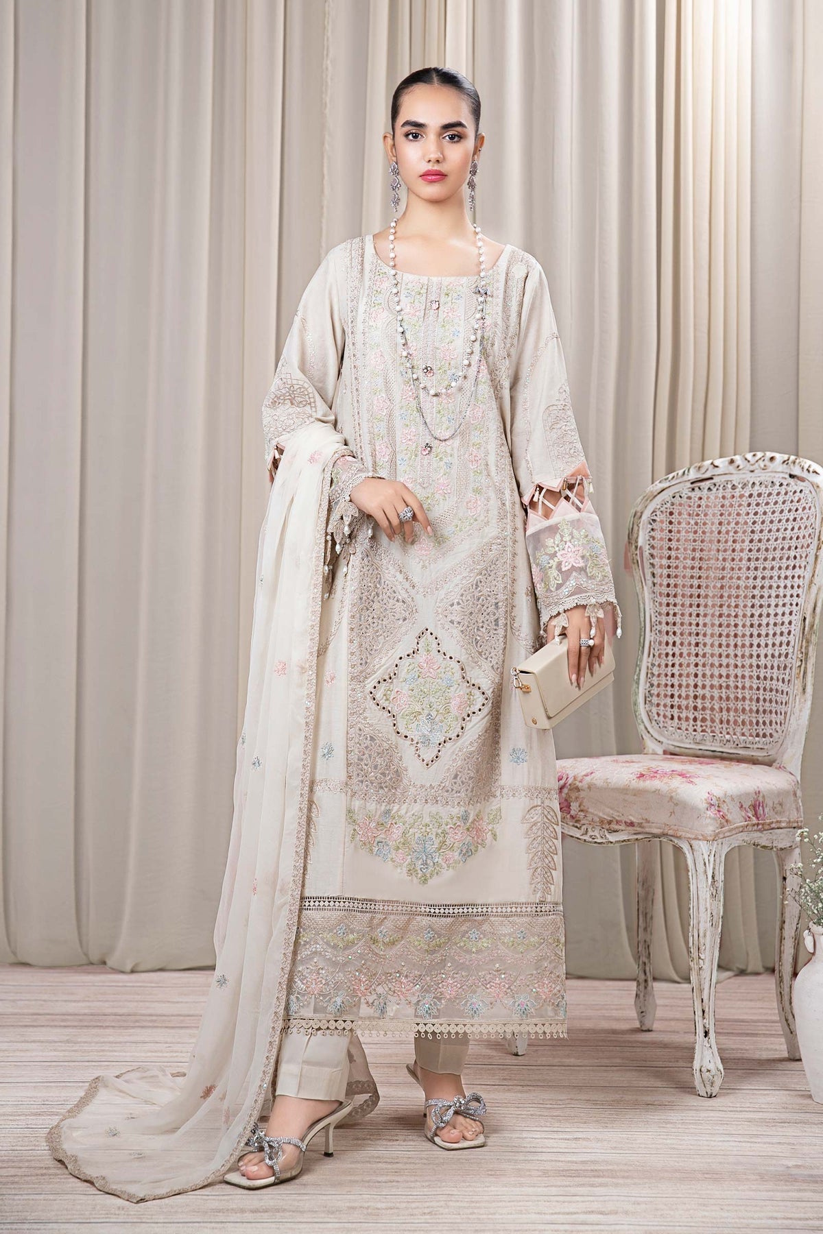 Maria B | Casual Pret 2024 | DW-EF24-109 - Khanumjan  Pakistani Clothes and Designer Dresses in UK, USA 