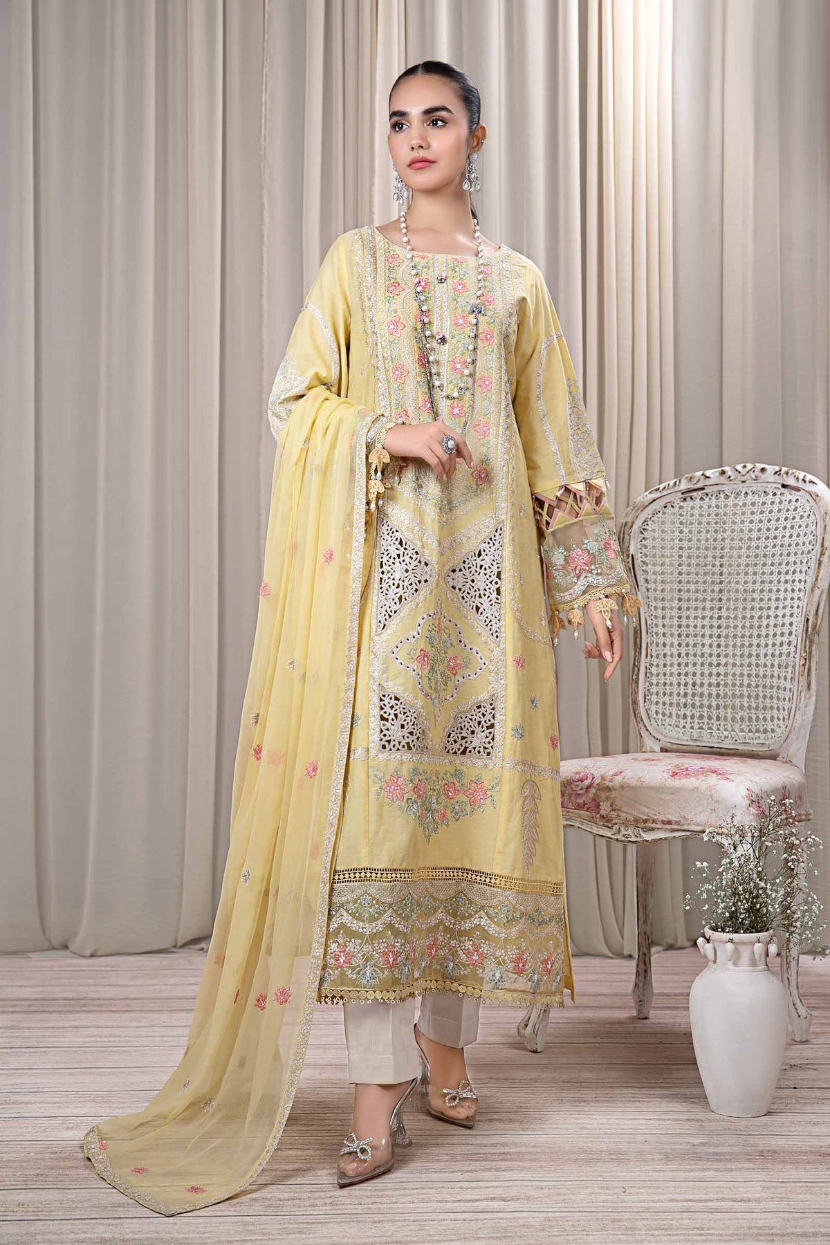 Maria B | Casual Pret 2024 | DW-EF24-109 - Khanumjan  Pakistani Clothes and Designer Dresses in UK, USA 