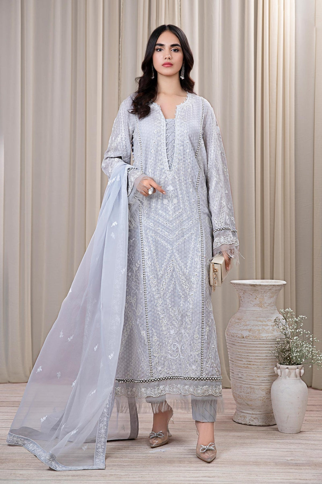 Maria B | Casual Pret 2024 | DW-EF24-32 - Khanumjan  Pakistani Clothes and Designer Dresses in UK, USA 