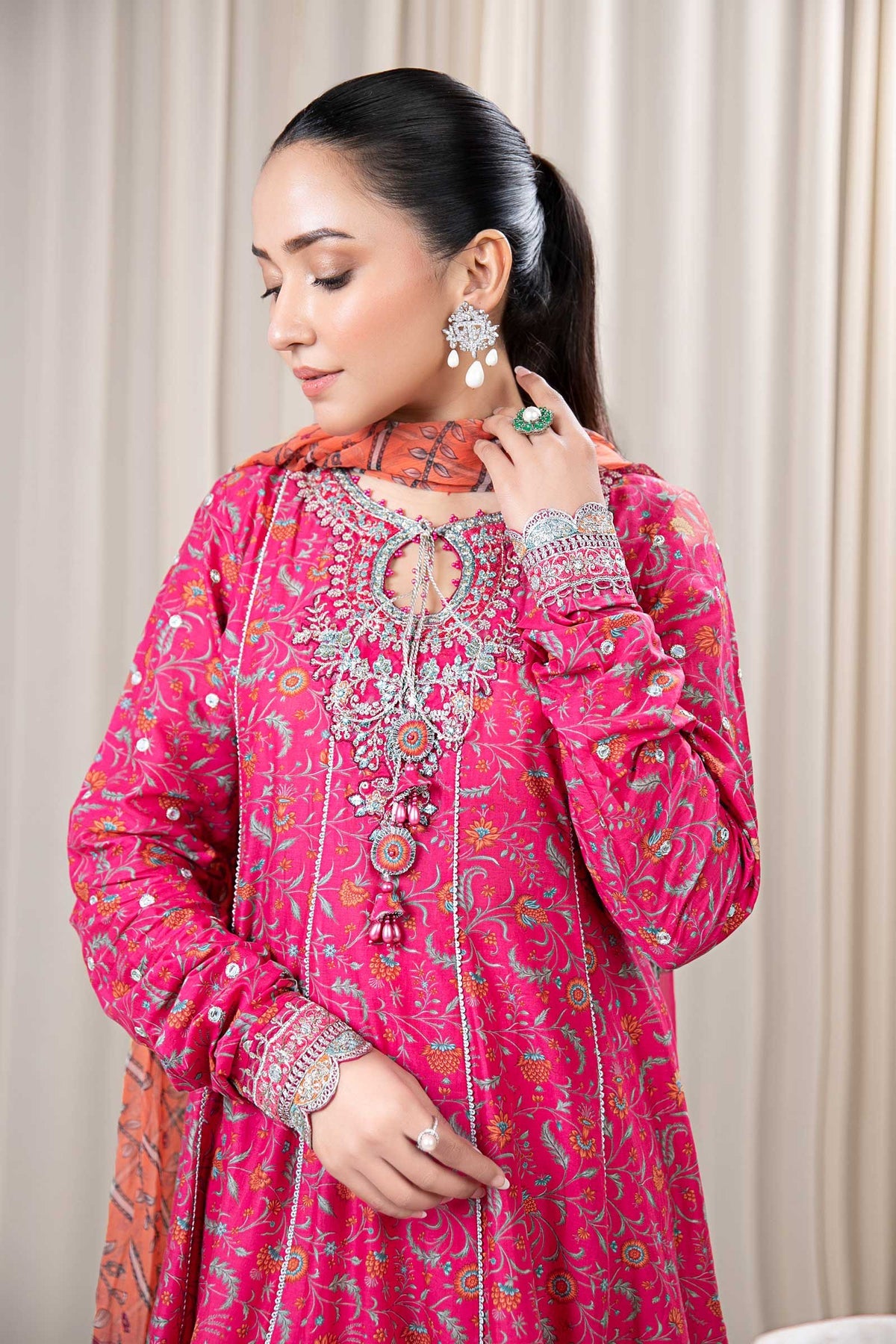 Maria B | Casual Pret 2024 | DW-EF24-50 - Khanumjan  Pakistani Clothes and Designer Dresses in UK, USA 