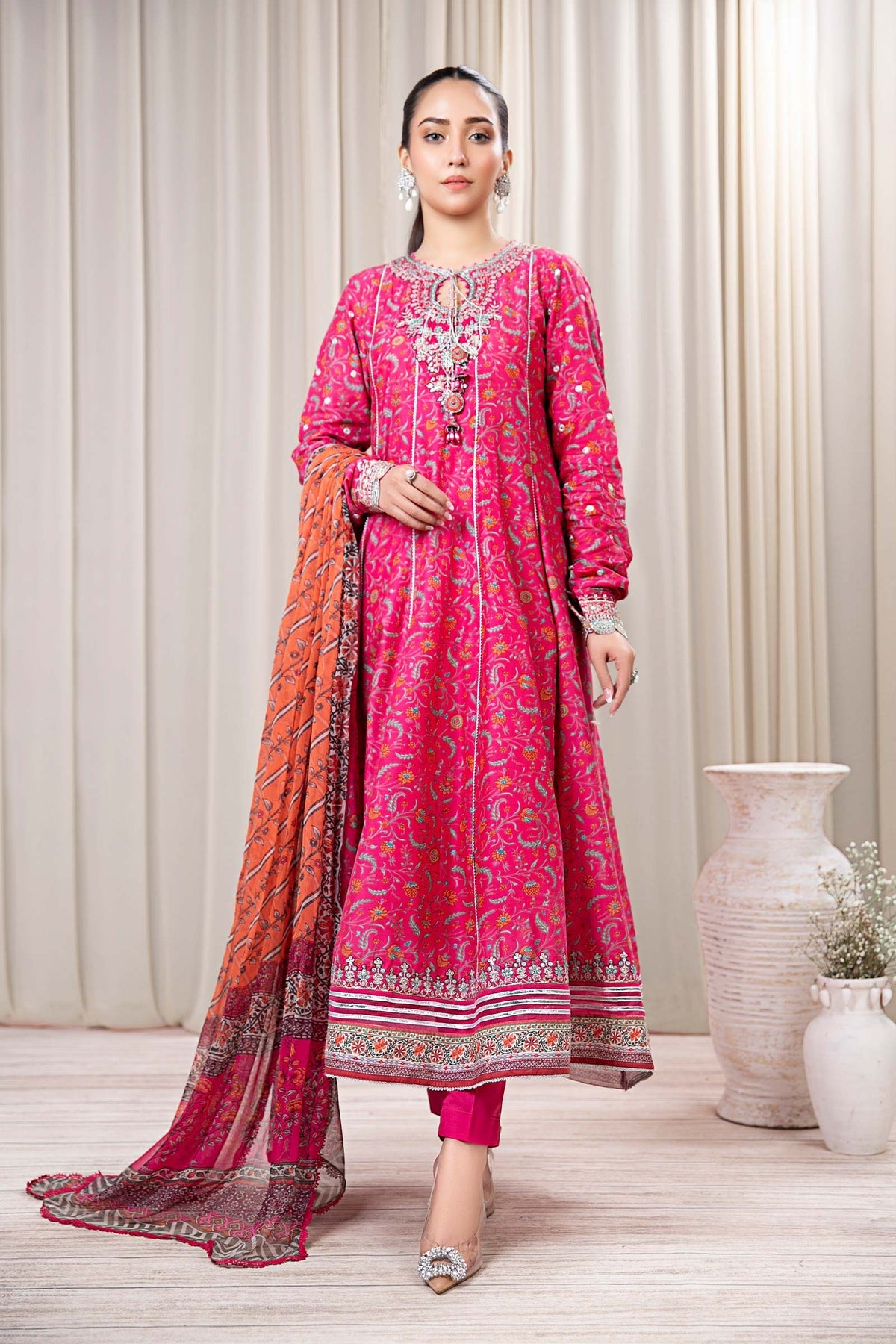 Maria B | Casual Pret 2024 | DW-EF24-50 - Khanumjan  Pakistani Clothes and Designer Dresses in UK, USA 