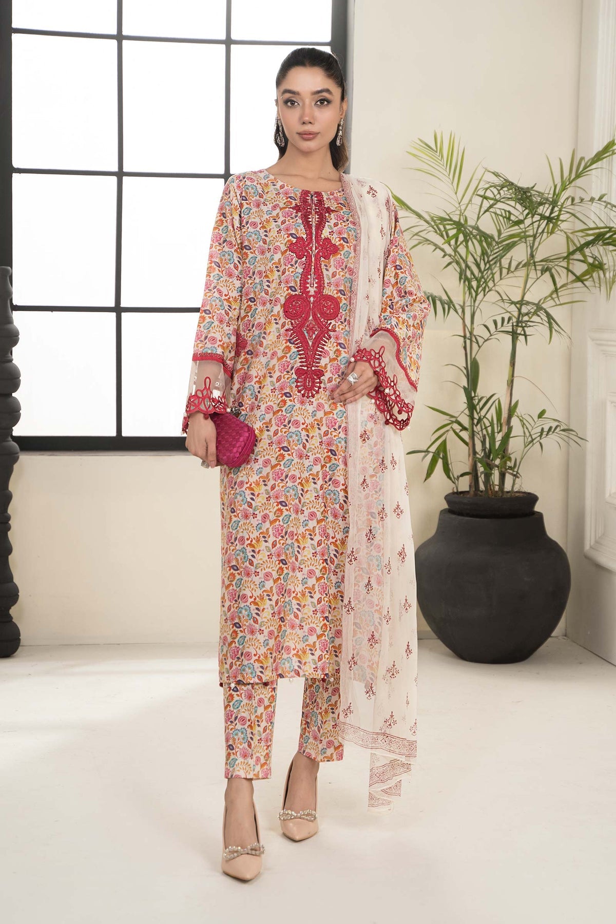 Maria B | Casual Pret 2024 | DW-EF24-112 - Khanumjan  Pakistani Clothes and Designer Dresses in UK, USA 