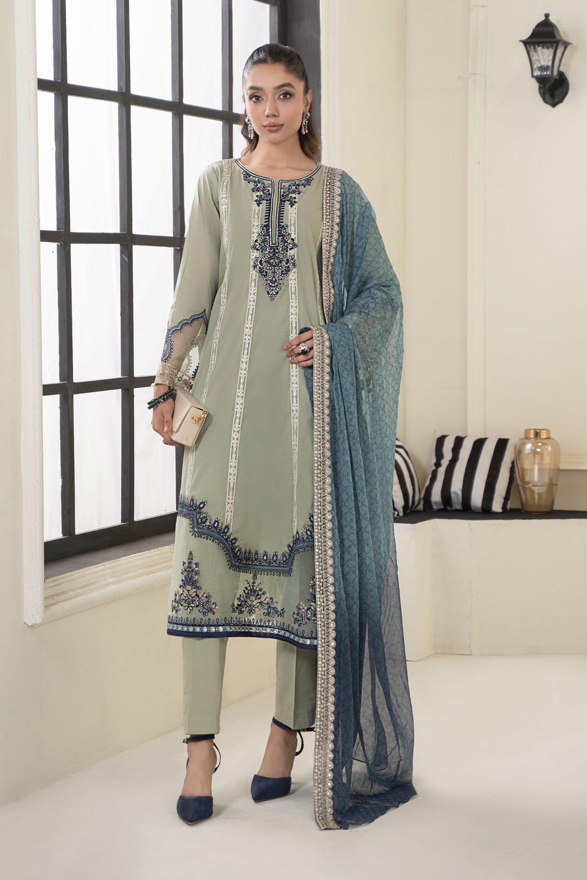 Maria B | Casual Pret 2024 | DW-EF24-130 - Khanumjan  Pakistani Clothes and Designer Dresses in UK, USA 