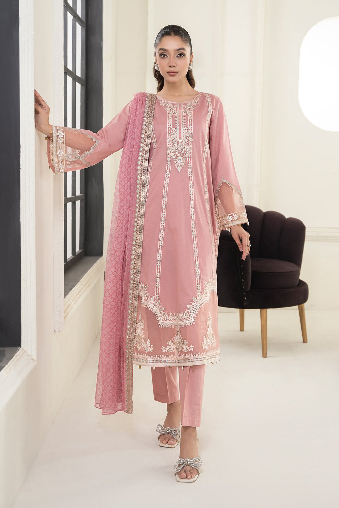 Maria B | Casual Pret 2024 | DW-EF24-130 - Khanumjan  Pakistani Clothes and Designer Dresses in UK, USA 