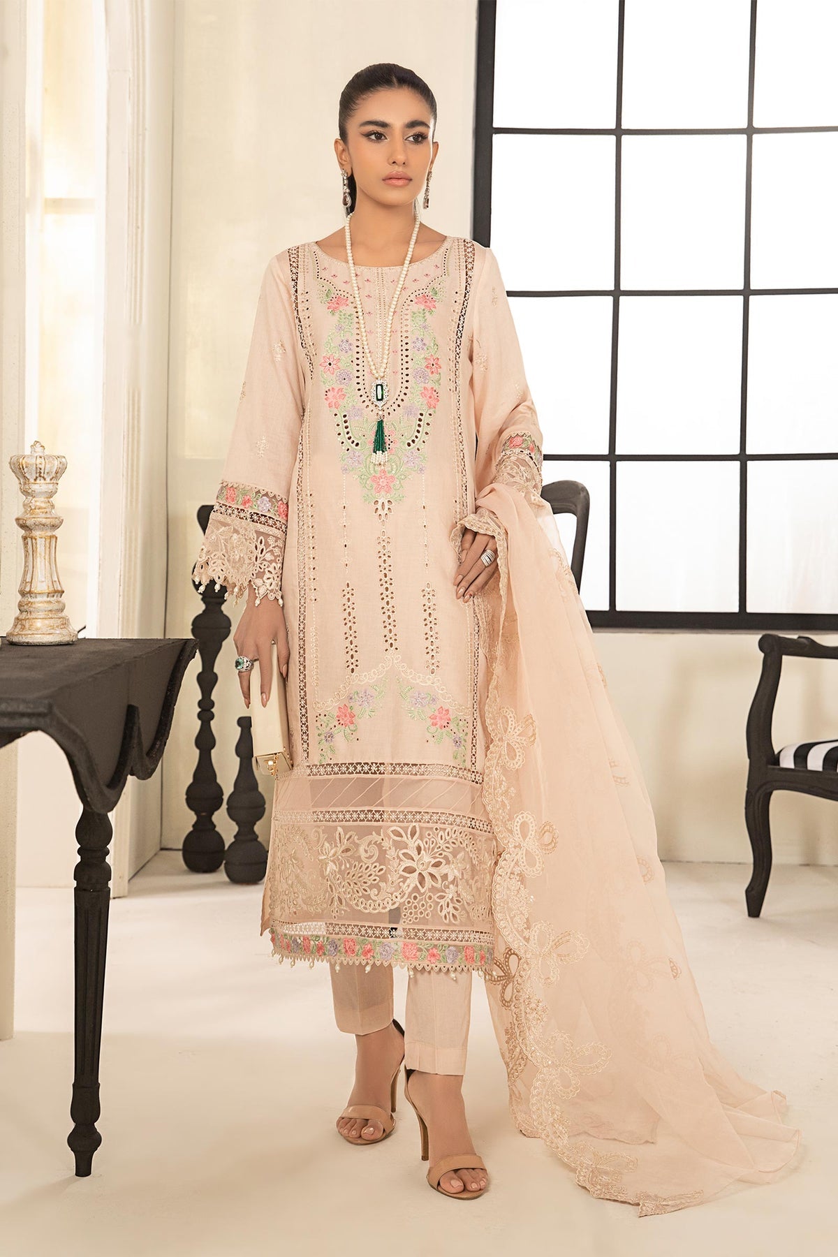 Maria B | Casual Pret 2024 | DW-EF24-16 - Khanumjan  Pakistani Clothes and Designer Dresses in UK, USA 