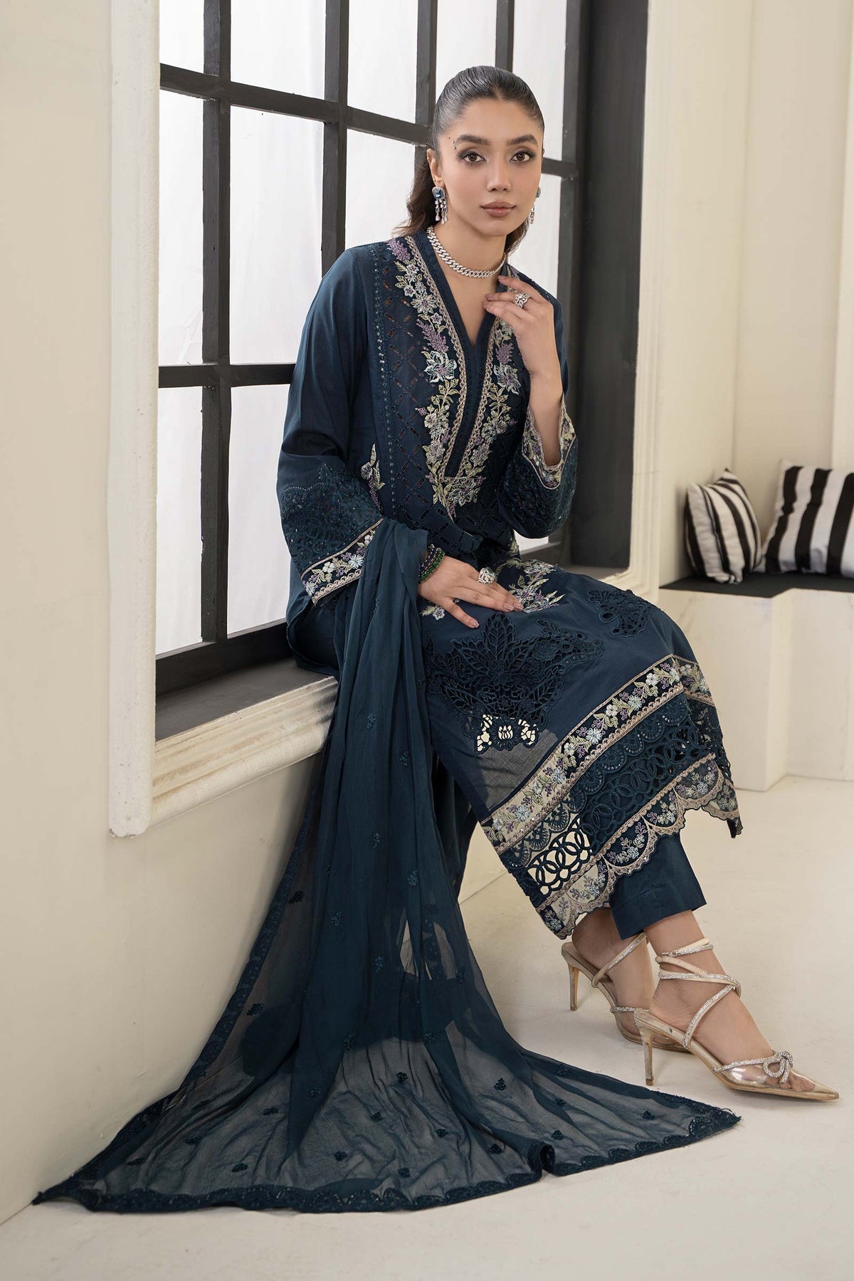 Maria B | Casual Pret 2024 | DW-EF24-17 - Khanumjan  Pakistani Clothes and Designer Dresses in UK, USA 