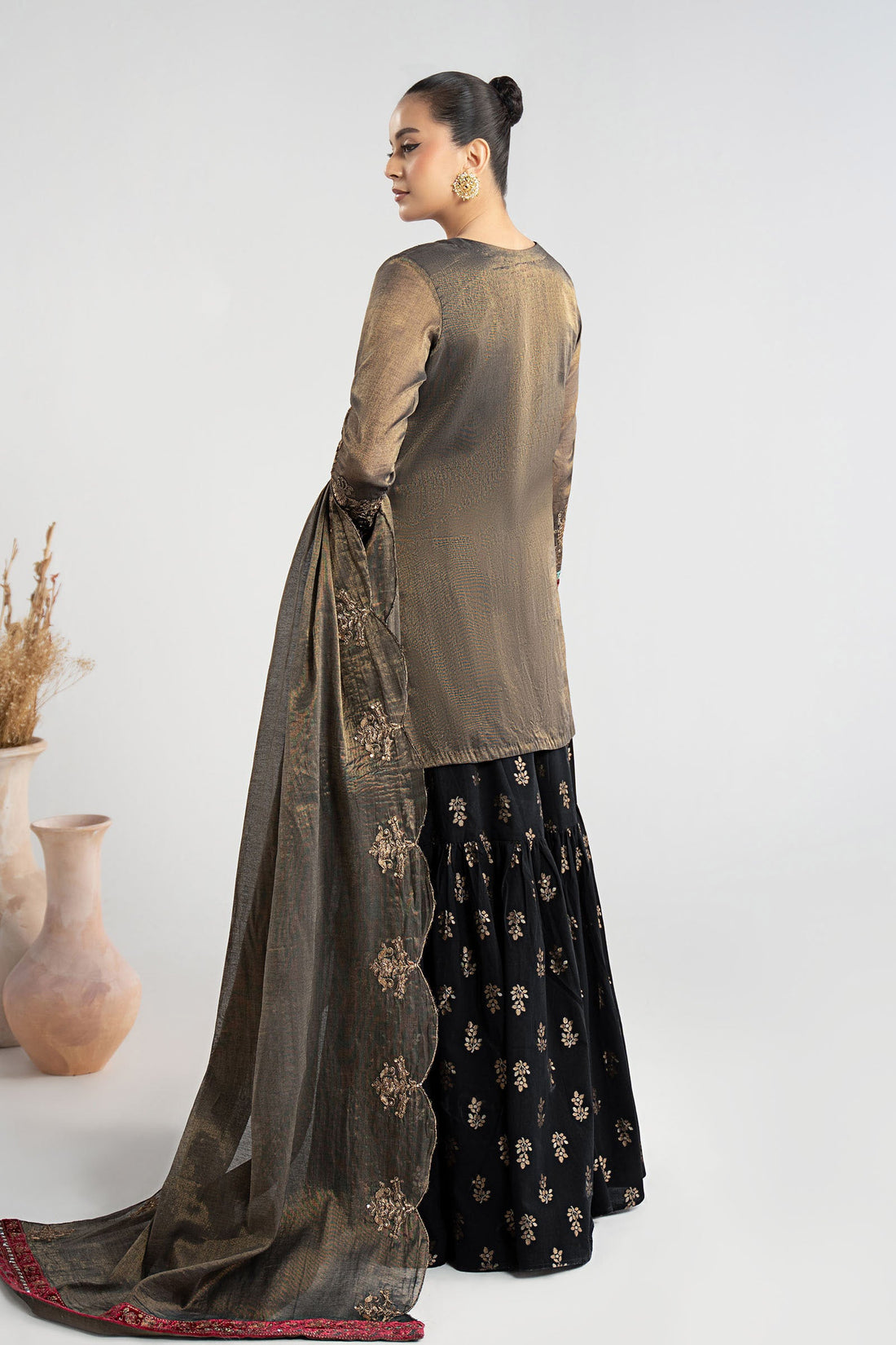 Maria B | Pre Fall Dresses | 3 Piece Embroidered Masoori Suit ZB