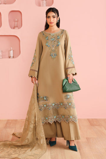 Maria B | Luxury Winter Pret 25 | DW-PF25-03-Coffee