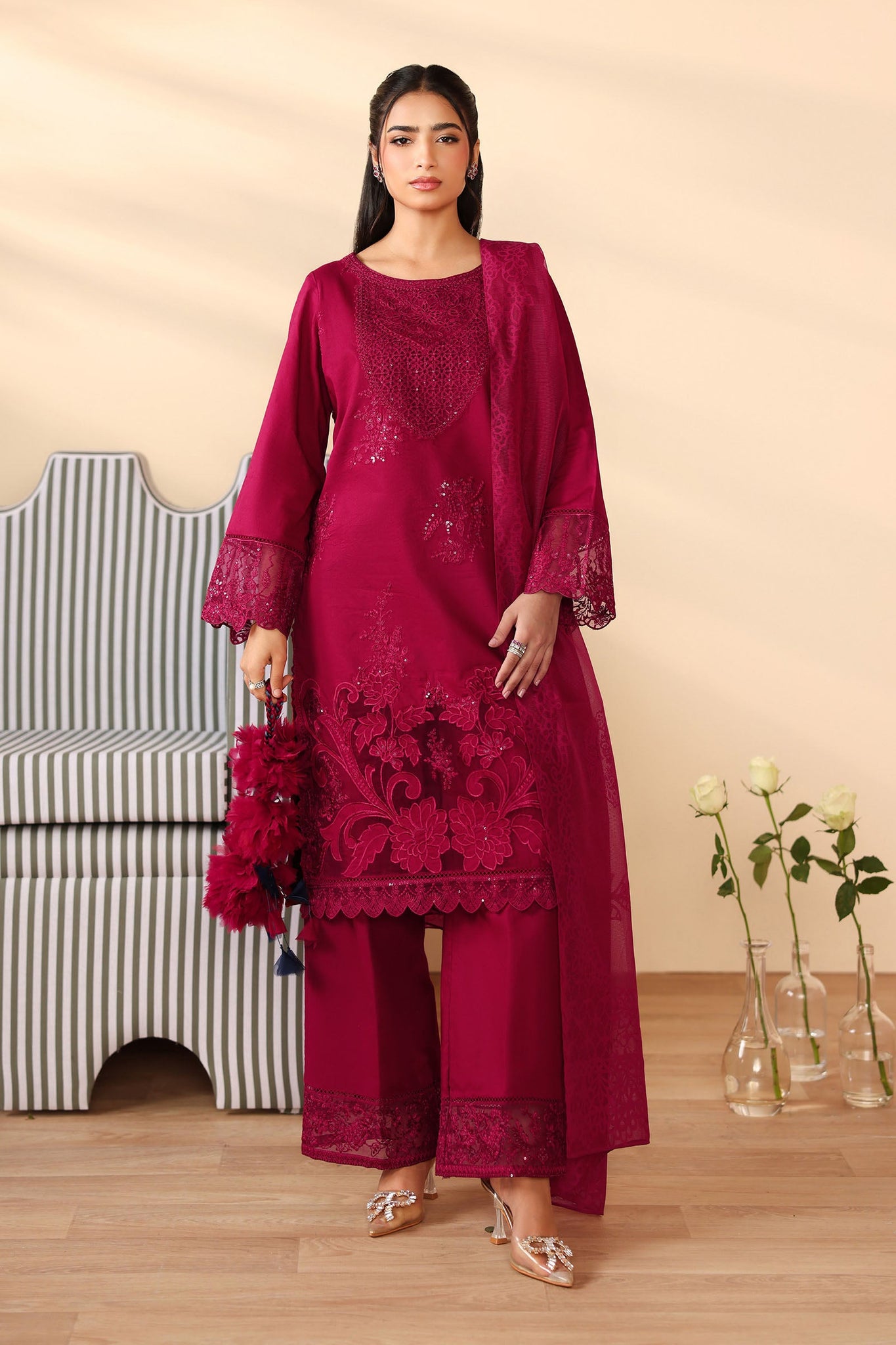 Maria B | Pre Fall 25 | Dobby Suit 12