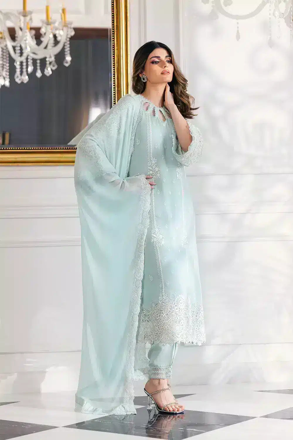 Azure | Embroidered Ensembles 23 | Daisy Charm - Khanumjan  Pakistani Clothes and Designer Dresses in UK, USA 